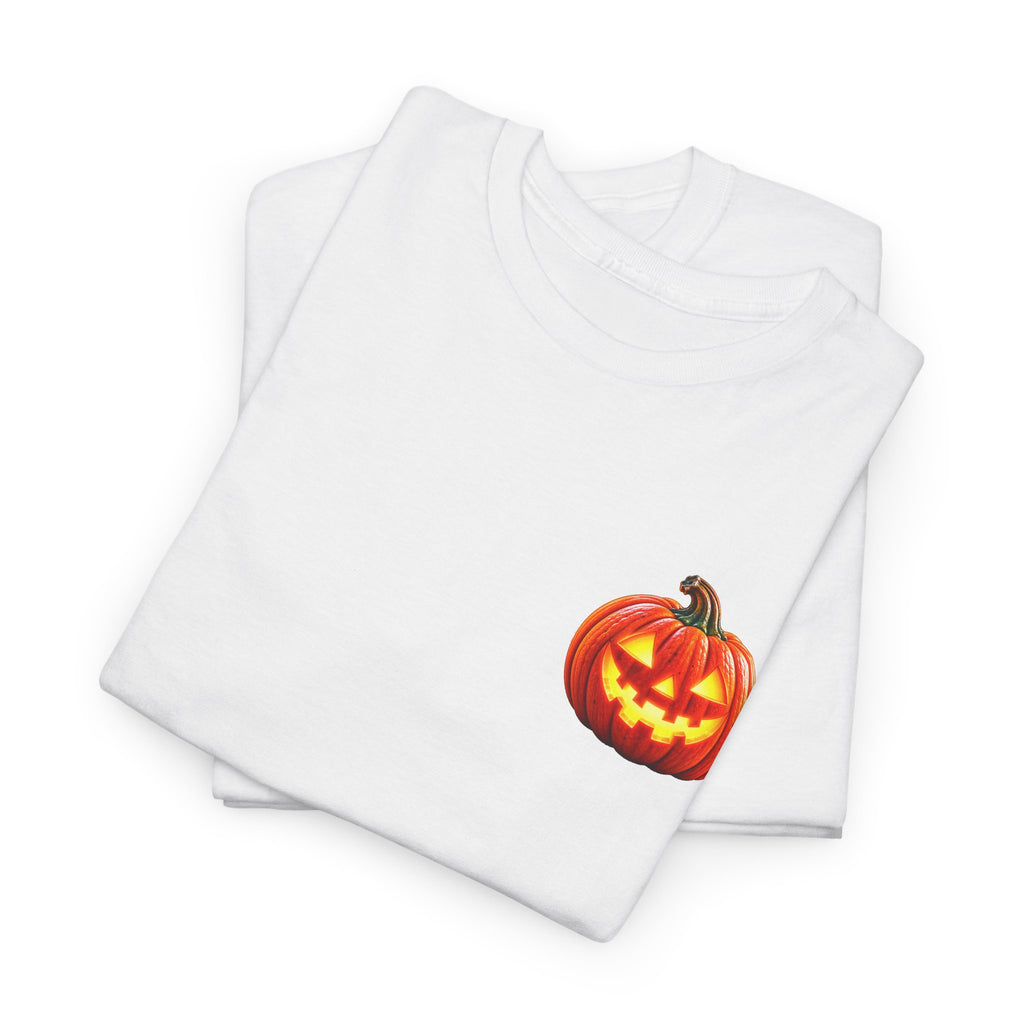 Halloween Raccoon Tee — Cute Jack-o'-Lantern "Happy Halloween" Shirt