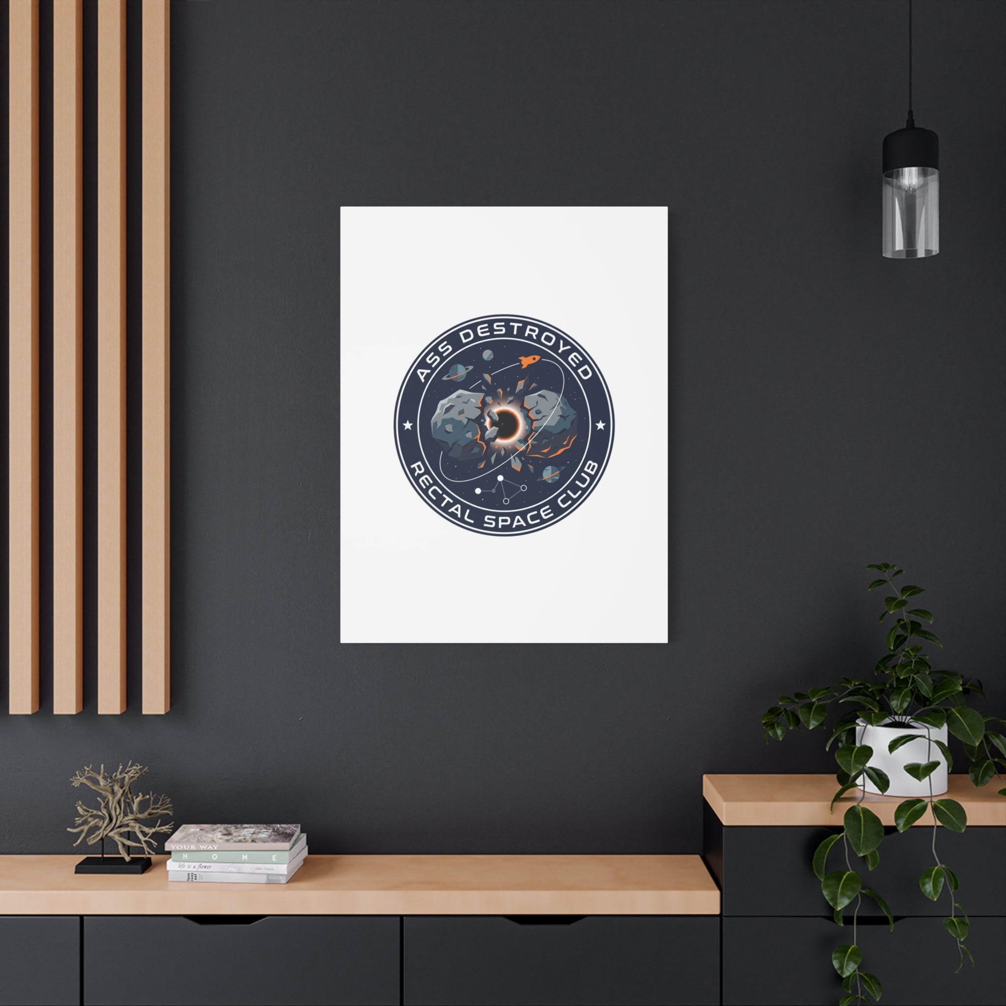 Cosmic Mission Patch Canvas | Space, Rocket, Astronaut, Deep Space