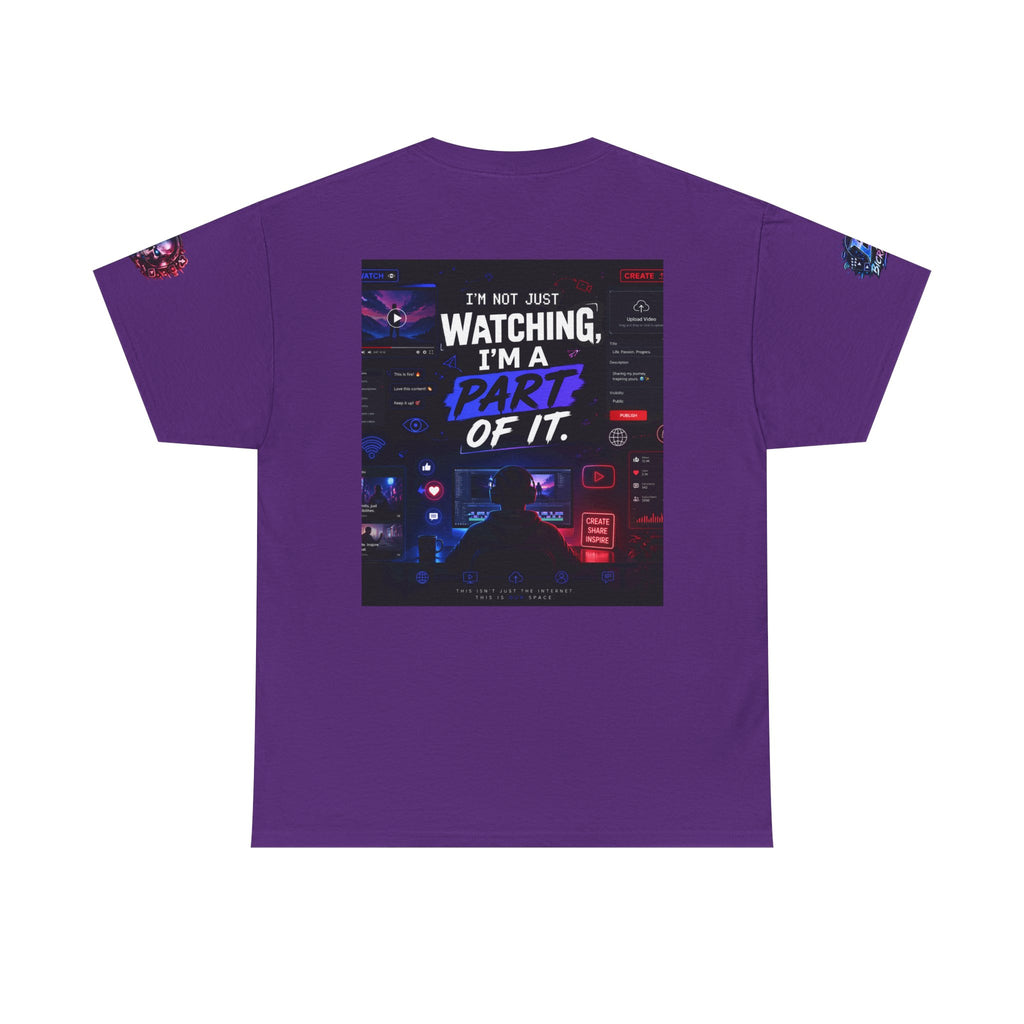 I'm A Part Of It T Shirt — Cyber Night Retro Graphic T-Shirt
