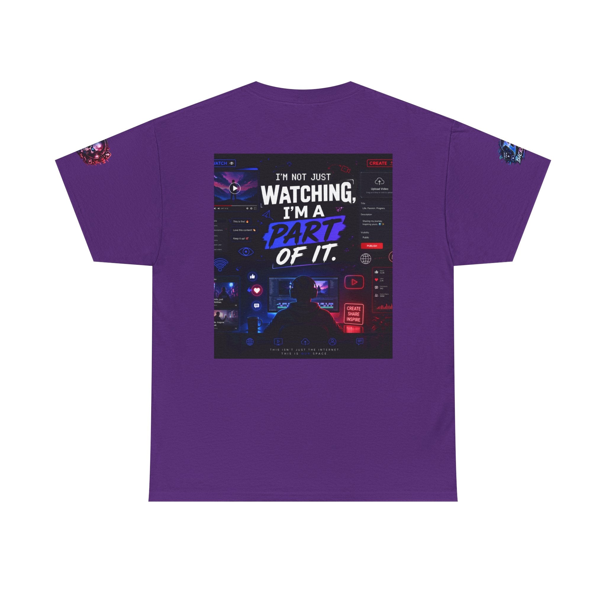 I'm A Part Of It T Shirt — Cyber Night Retro Graphic T-Shirt