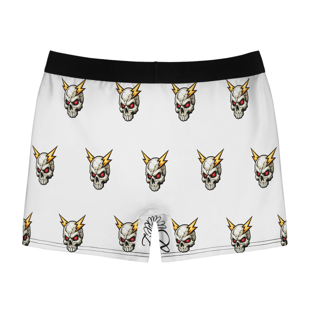 Skull Lightning Boxer Briefs — Men’s All-Over-Print Boxer Briefs
