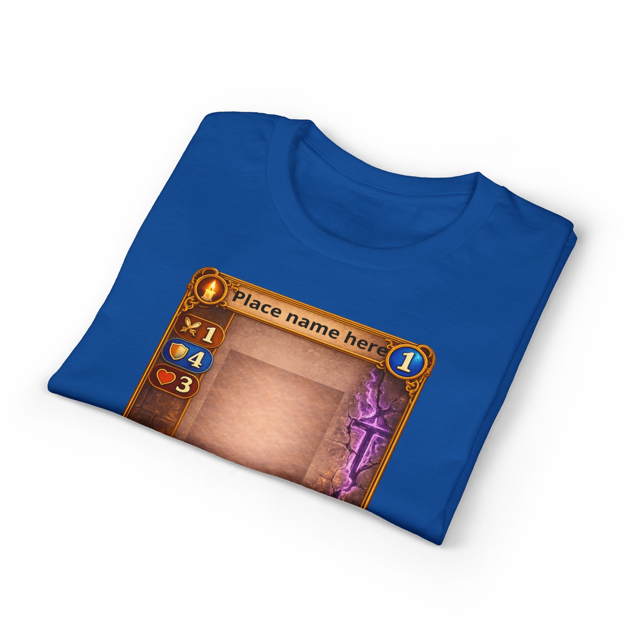 Trading Card Game Spell Card T-Shirt — Customizable Fantasy Card Design