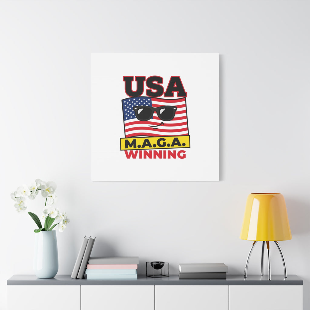 USA winning Canvas