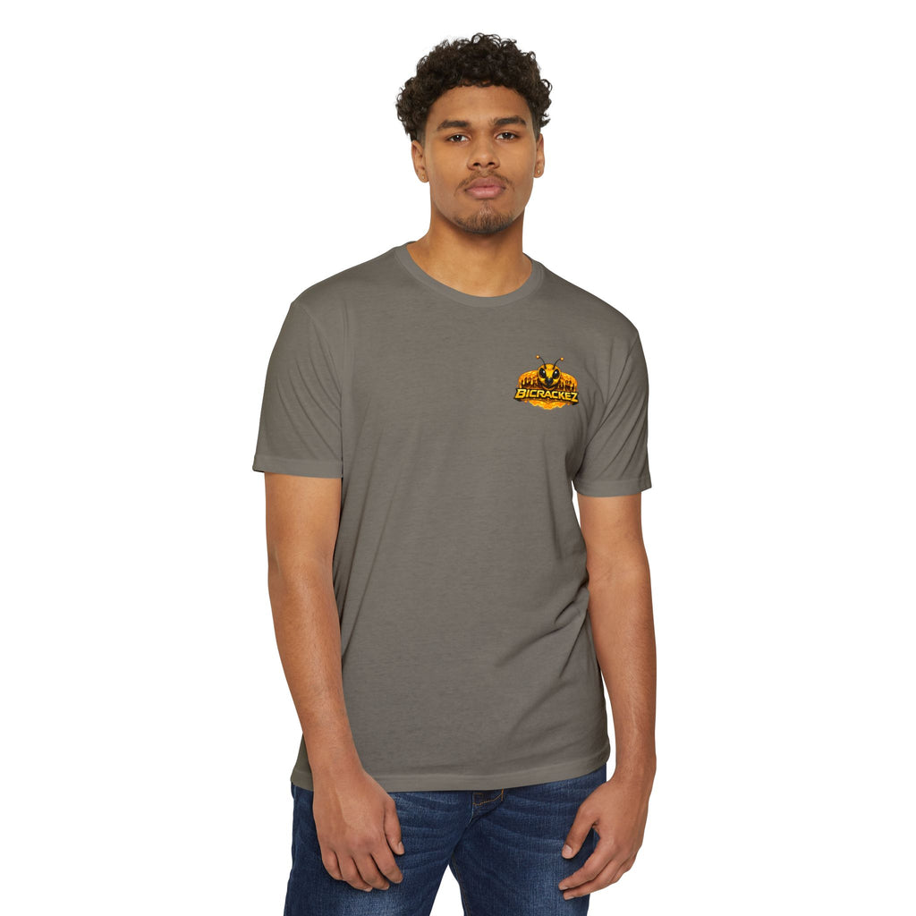 Bee Stooges Graphic T-Shirt — Bee Costume Trio "Bee Crackez" Vintage Band Tee