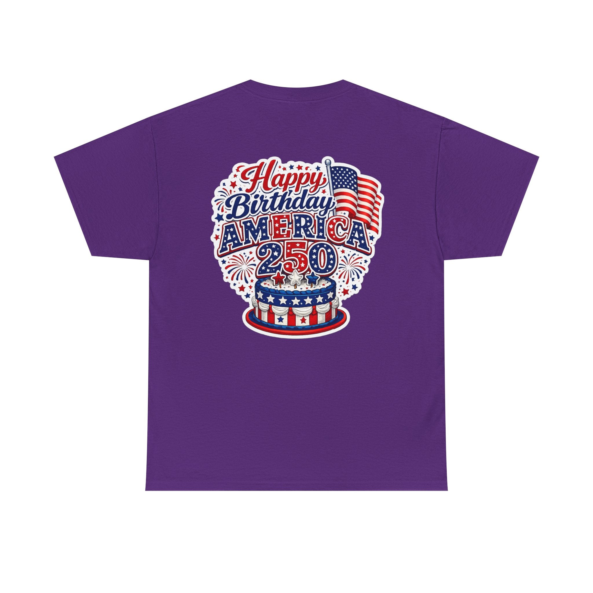 American Flag Hot Air Balloon Tee — "Happy Birthday America 250" Patriotic T-Shirt