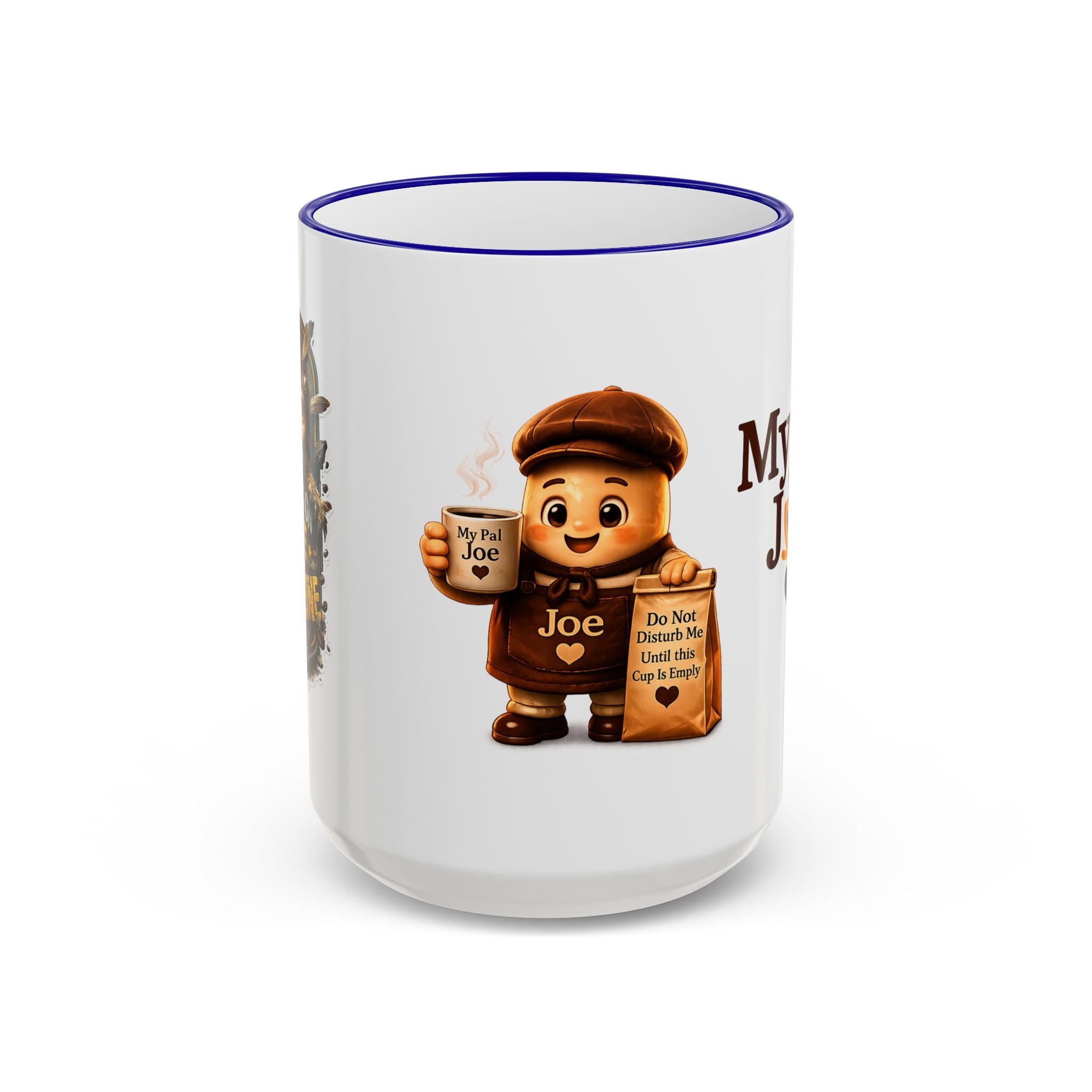Running on Hope and Caffeine — 'My First Cup of Joe' Vintage Coffee Character (11oz/15oz)