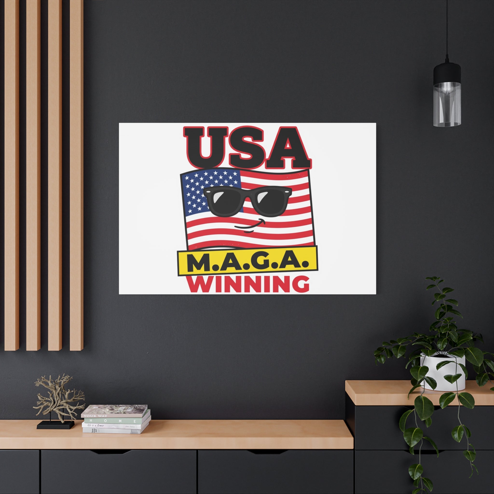 USA winning Canvas
