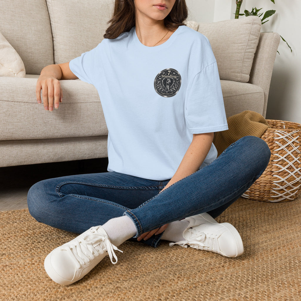 Standing Seven Orgy Coin Graphic T-Shirt