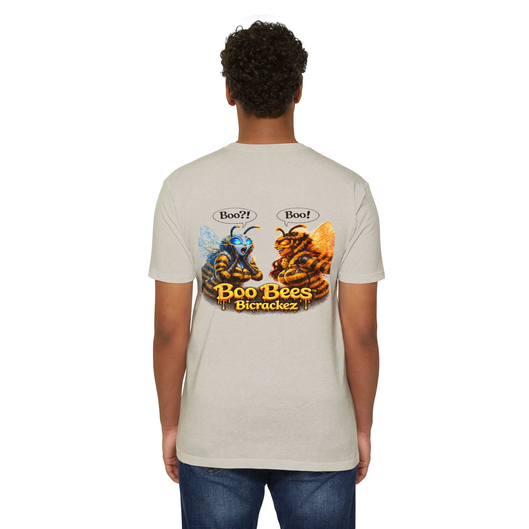 Boo Bees Graphic T-Shirt — 'Boo? Boo!' Bee Halloween Tee