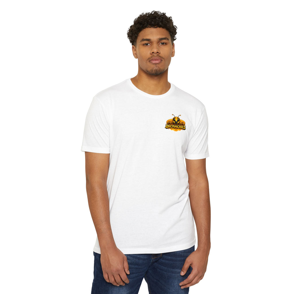 Bee Stooges Graphic T-Shirt — Bee Costume Trio "Bee Crackez" Vintage Band Tee