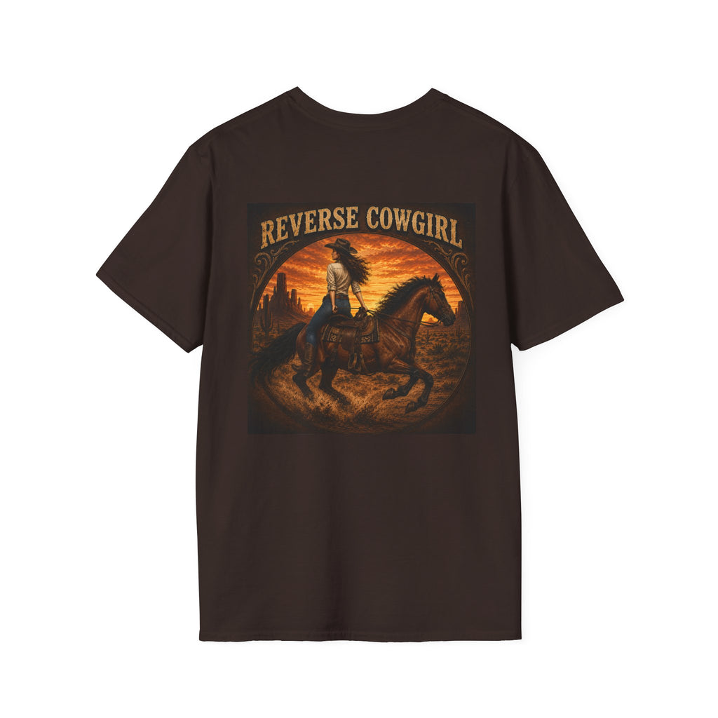 Reverse Cowgirl T‑Shirt — Orgy Coin 3