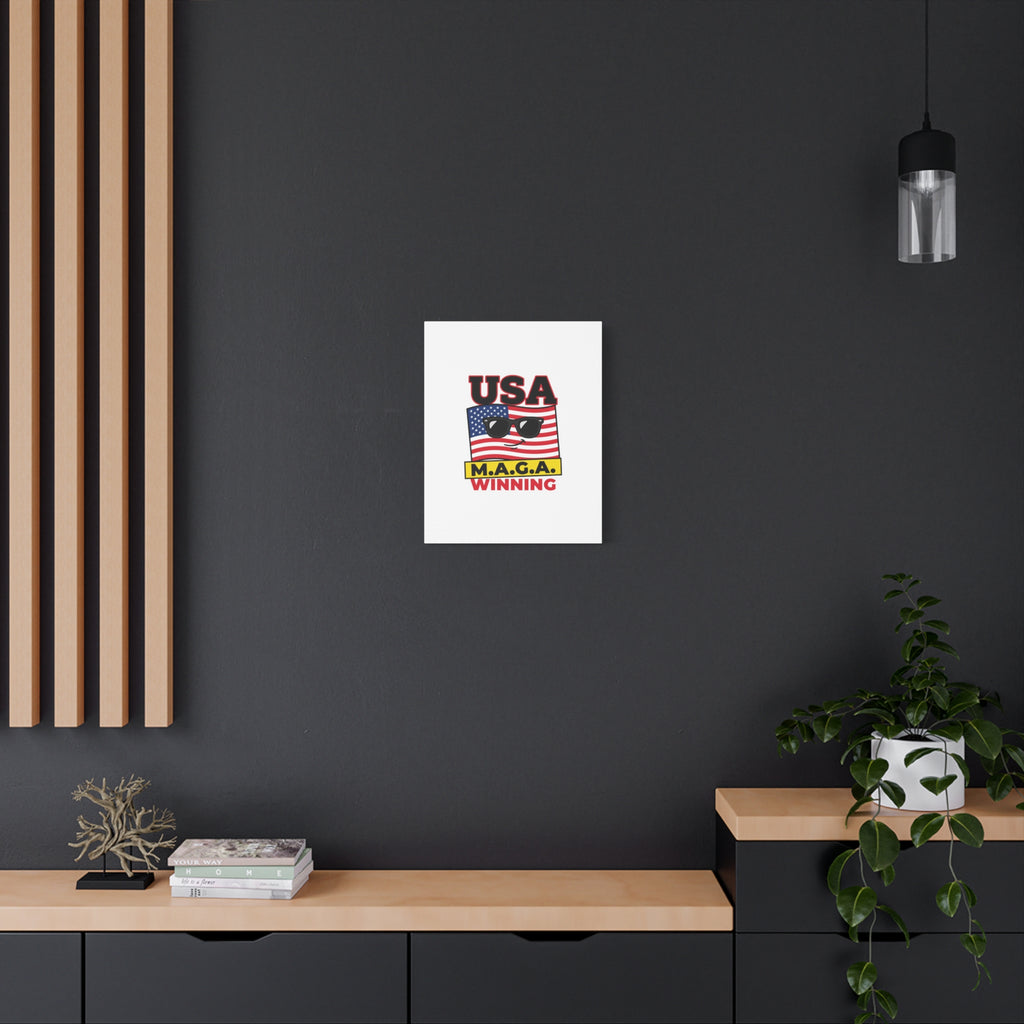 USA winning Canvas