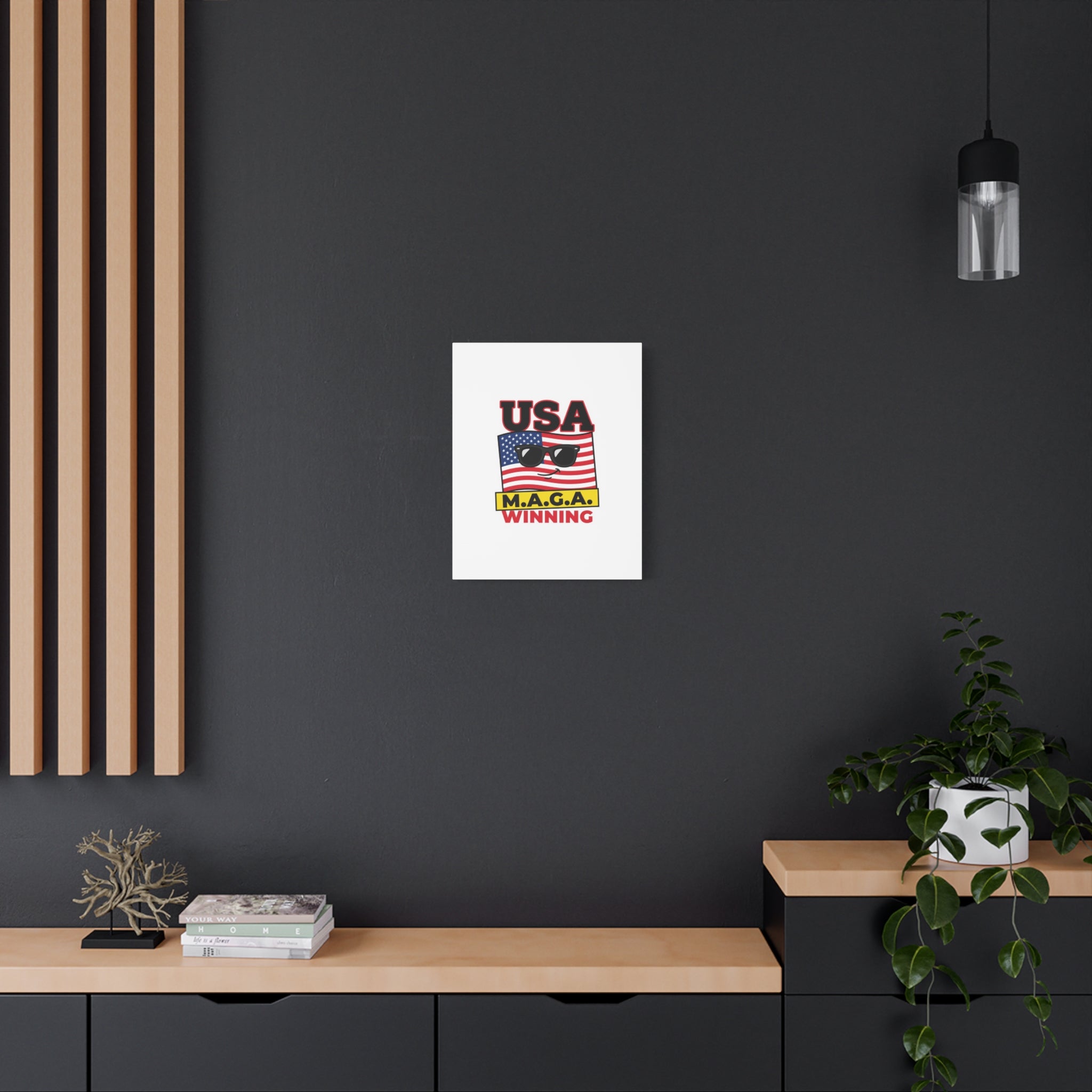 USA winning Canvas