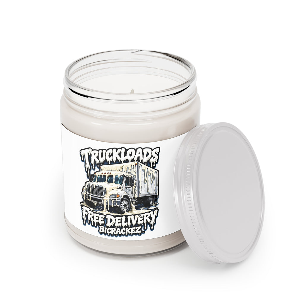 Truckloads Scented Soy Candle — "Free Delivery" 9oz Jar