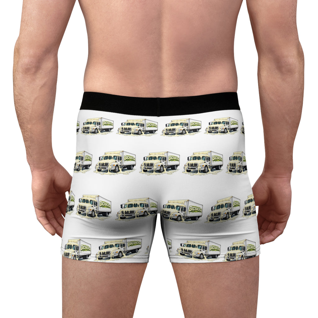 Truckloads Boxer Briefs — 'Truckloads Free Delivery' All-Over Print Men's Underwear