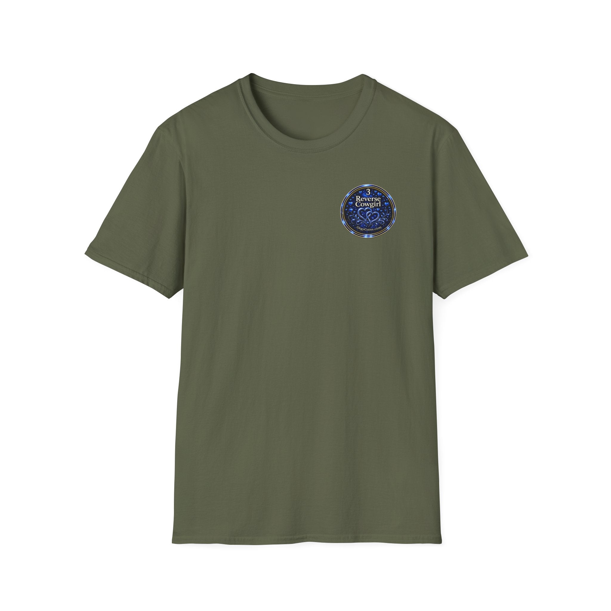 Reverse Cowgirl T‑Shirt — Orgy Coin 3