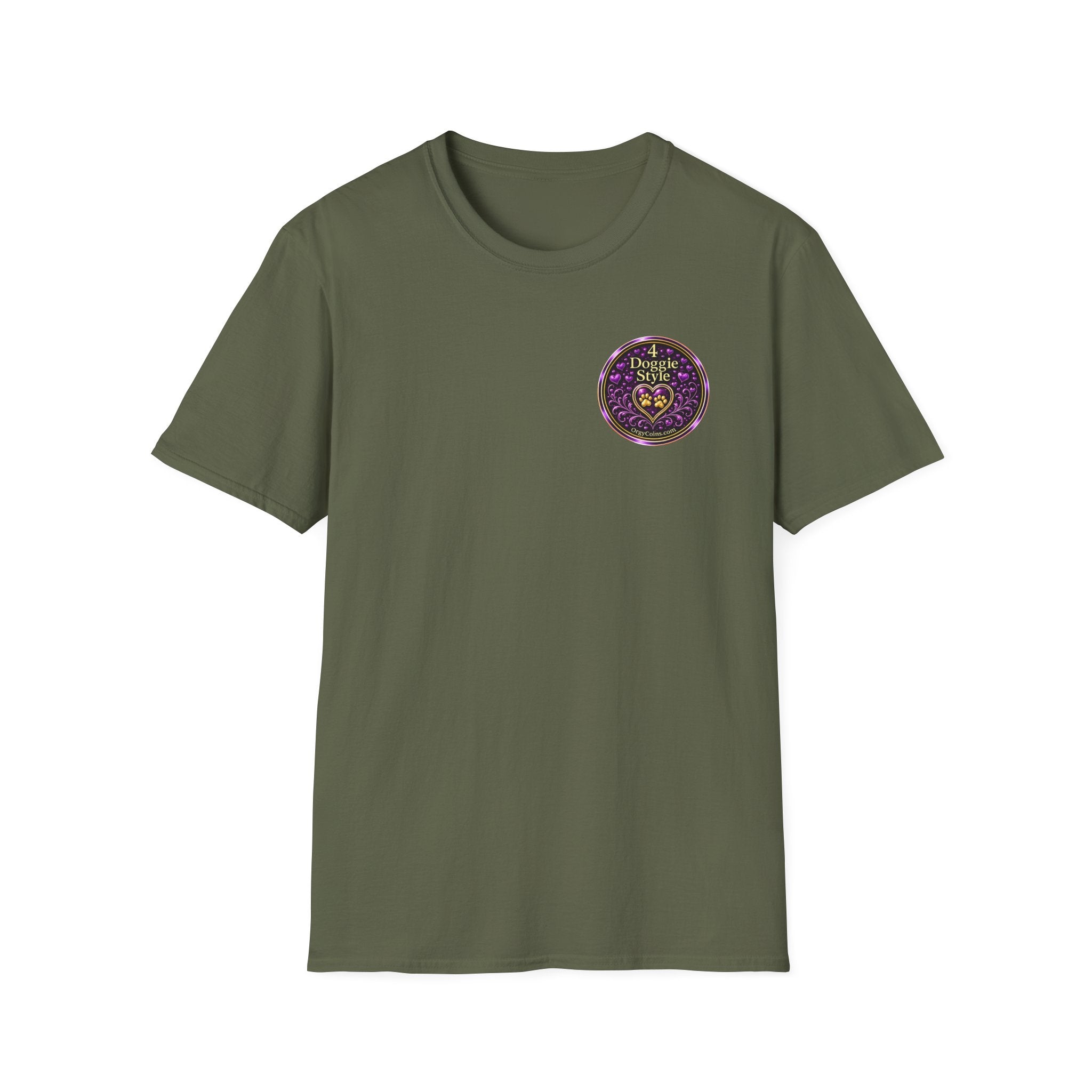 Doggie Style Heart Logo T-Shirt — Orgy Coin 4