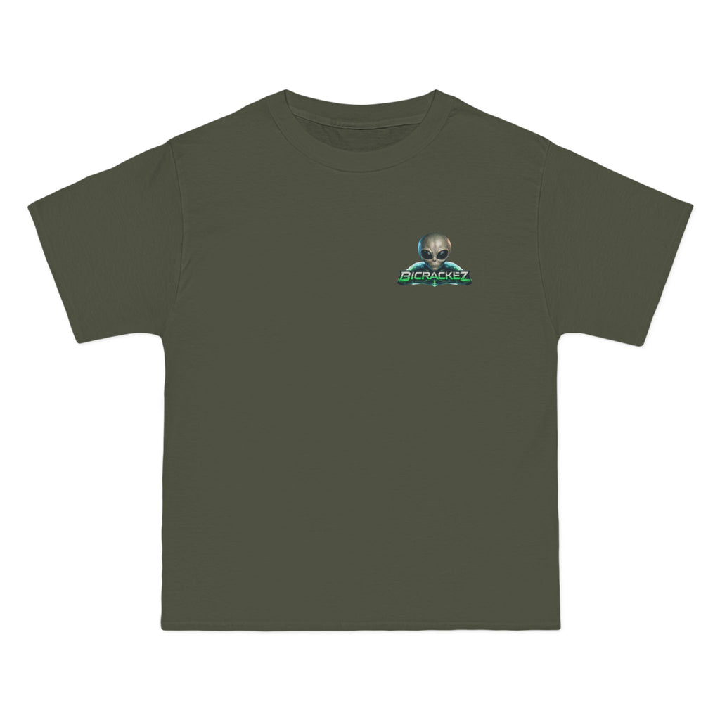 Alien Meditation Graphic T-Shirt — 'See No Evil' Trio Sci‑Fi Tee