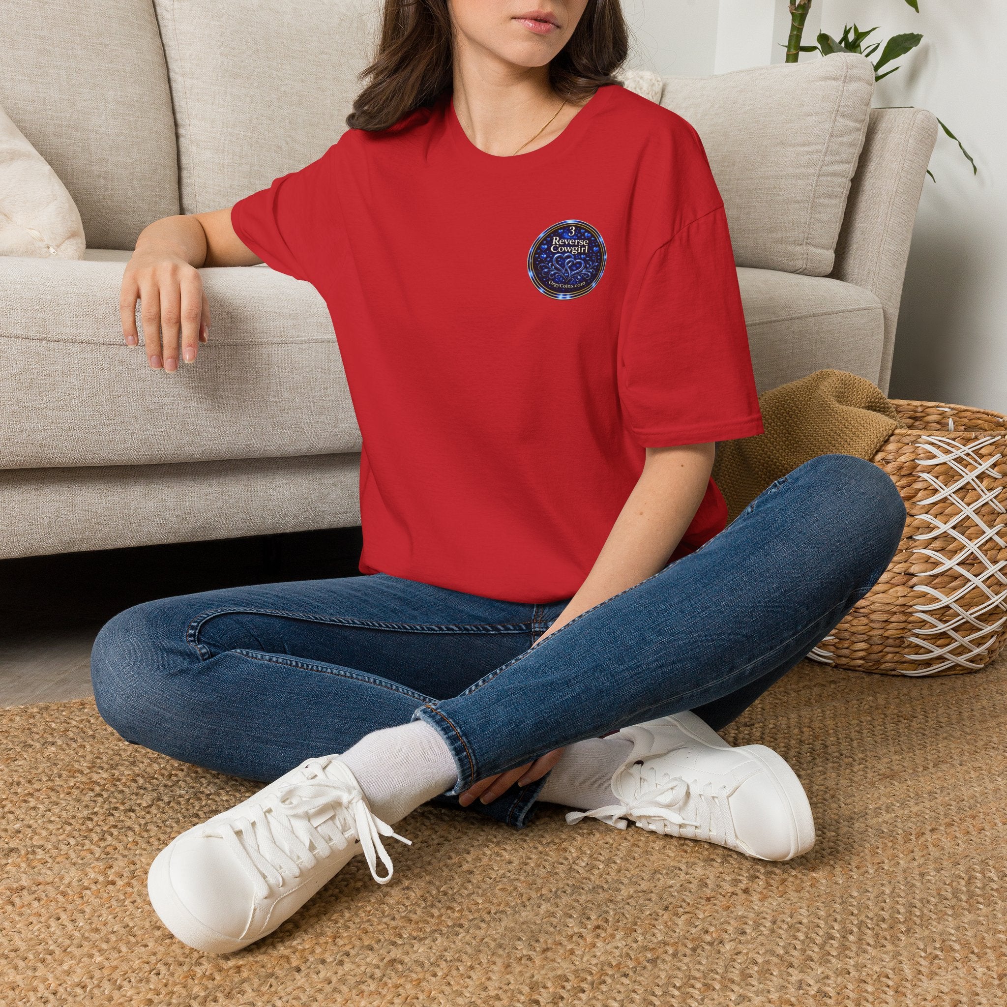 Reverse Cowgirl T‑Shirt — Orgy Coin 3