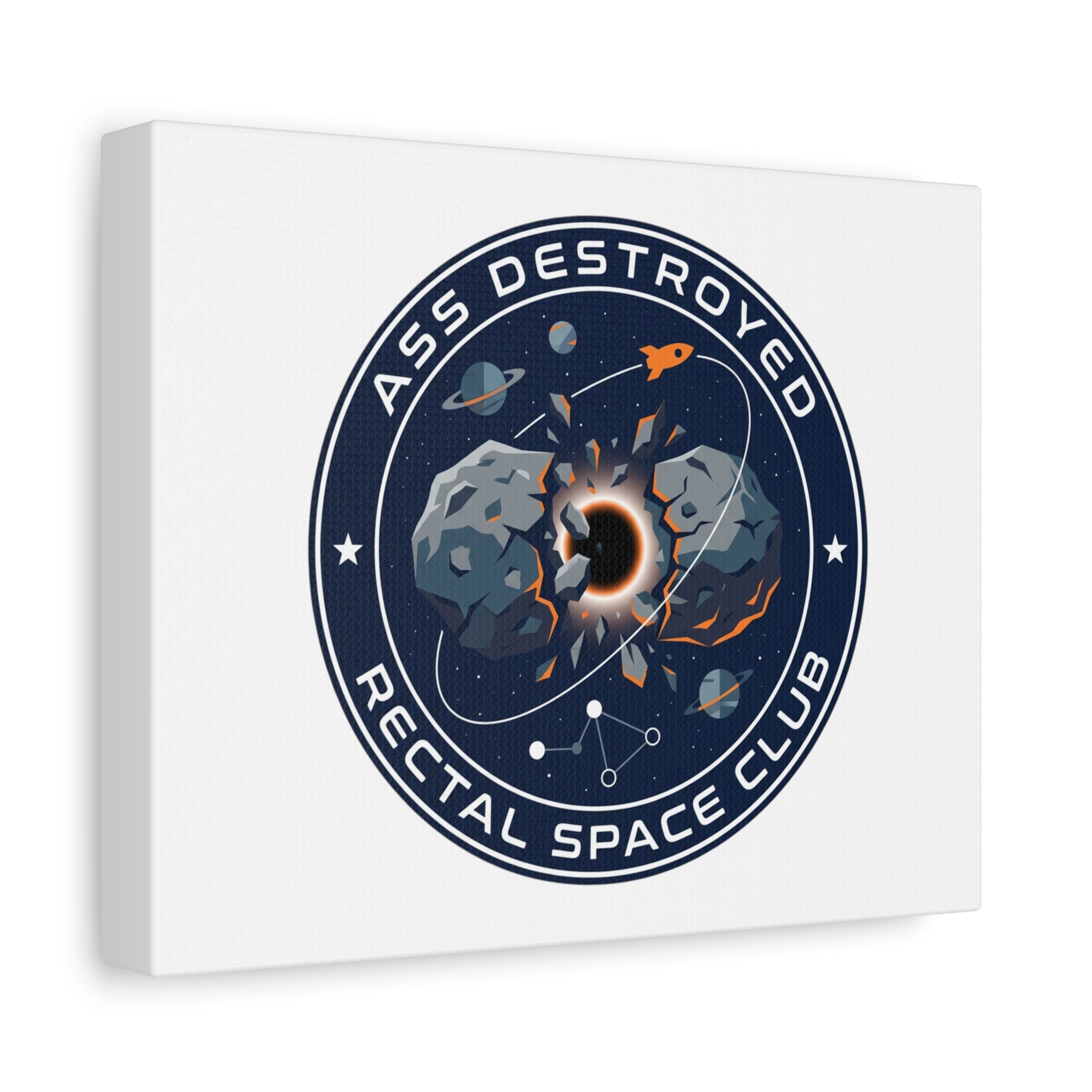Cosmic Mission Patch Canvas | Space, Rocket, Astronaut, Deep Space