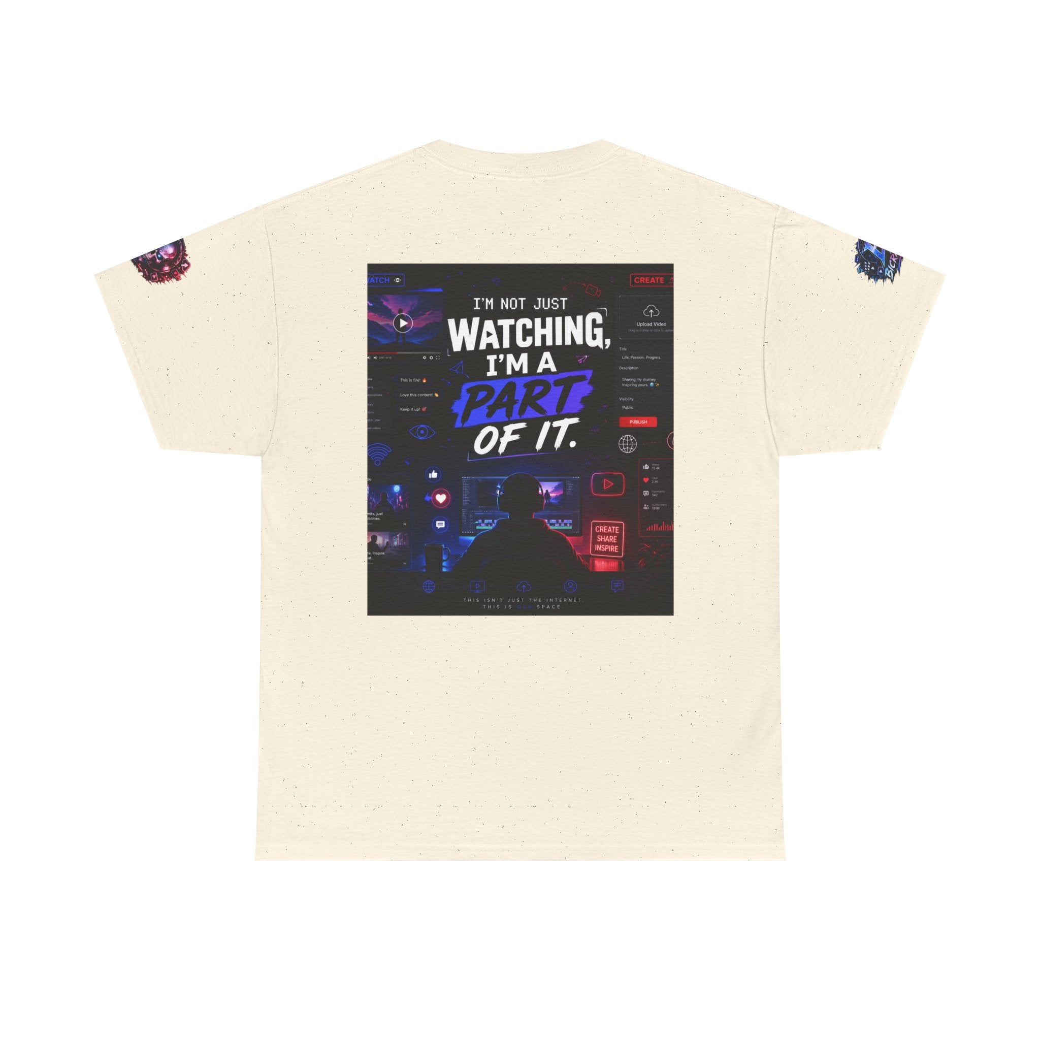 I'm A Part Of It T Shirt — Cyber Night Retro Graphic T-Shirt