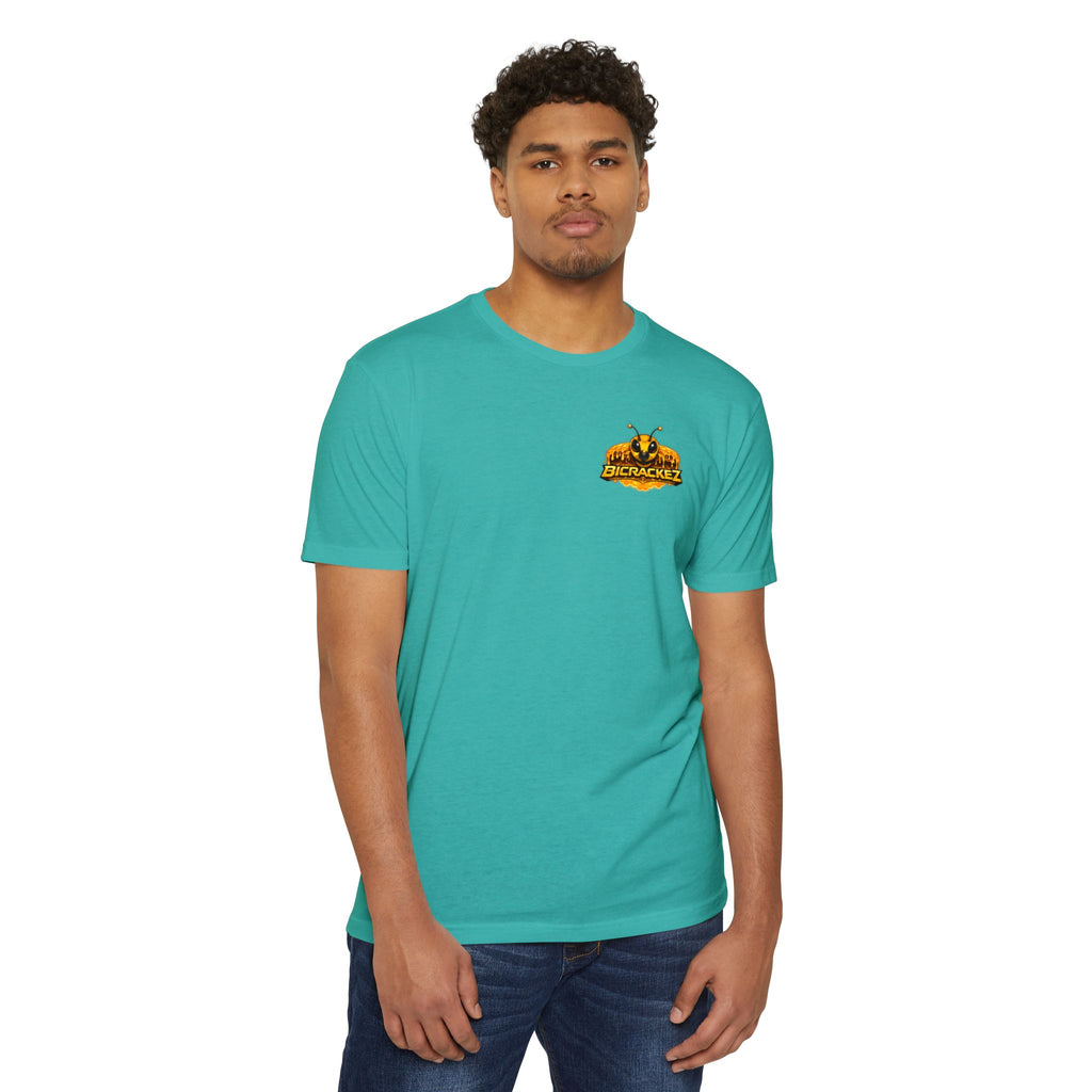 Bee Team Graphic T-Shirt — 'The Bee Team Bcrackez' Cartoon Logo Tee