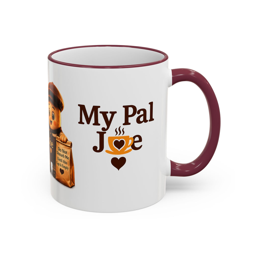 Running on Hope and Caffeine — 'My First Cup of Joe' Vintage Coffee Character (11oz/15oz)
