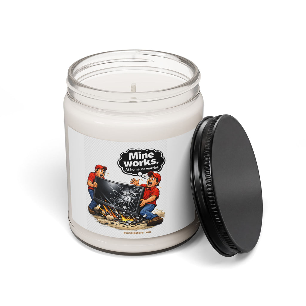Mine Works. Logo Soy Candle — 9oz Scented Jar Candle