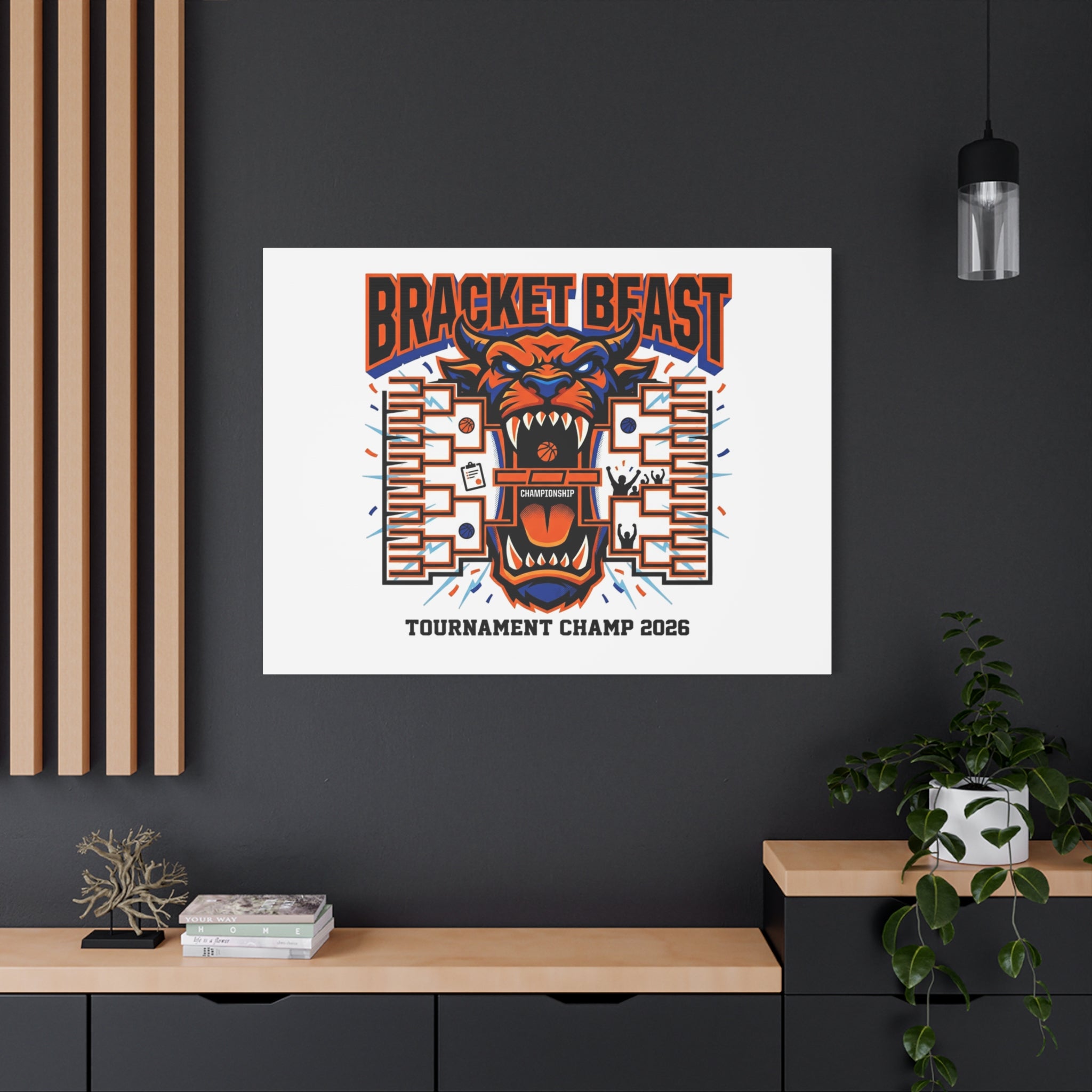 Bracket Beast Canvas | College Tournament Bracket, Gameday Hoops 2026