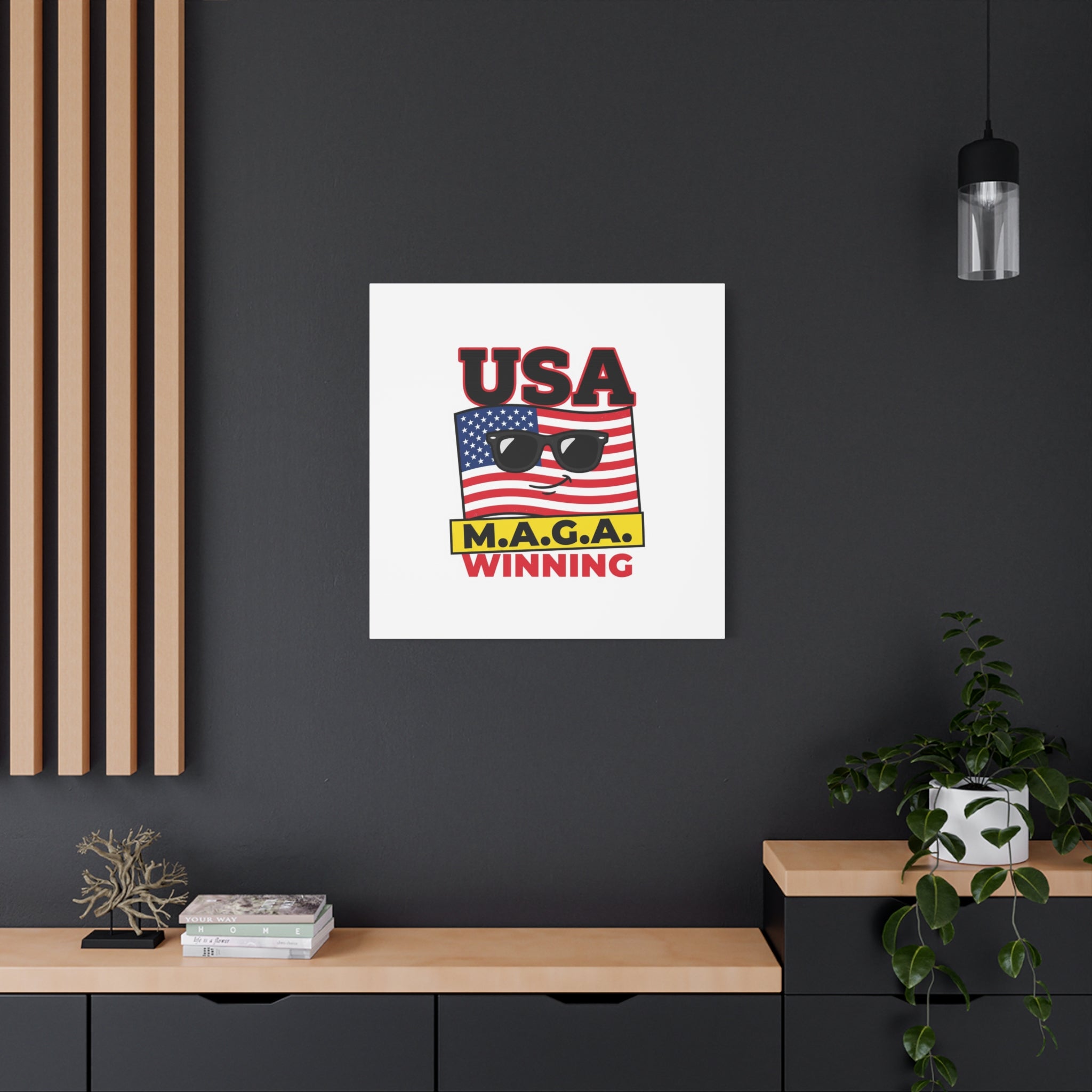 USA winning Canvas