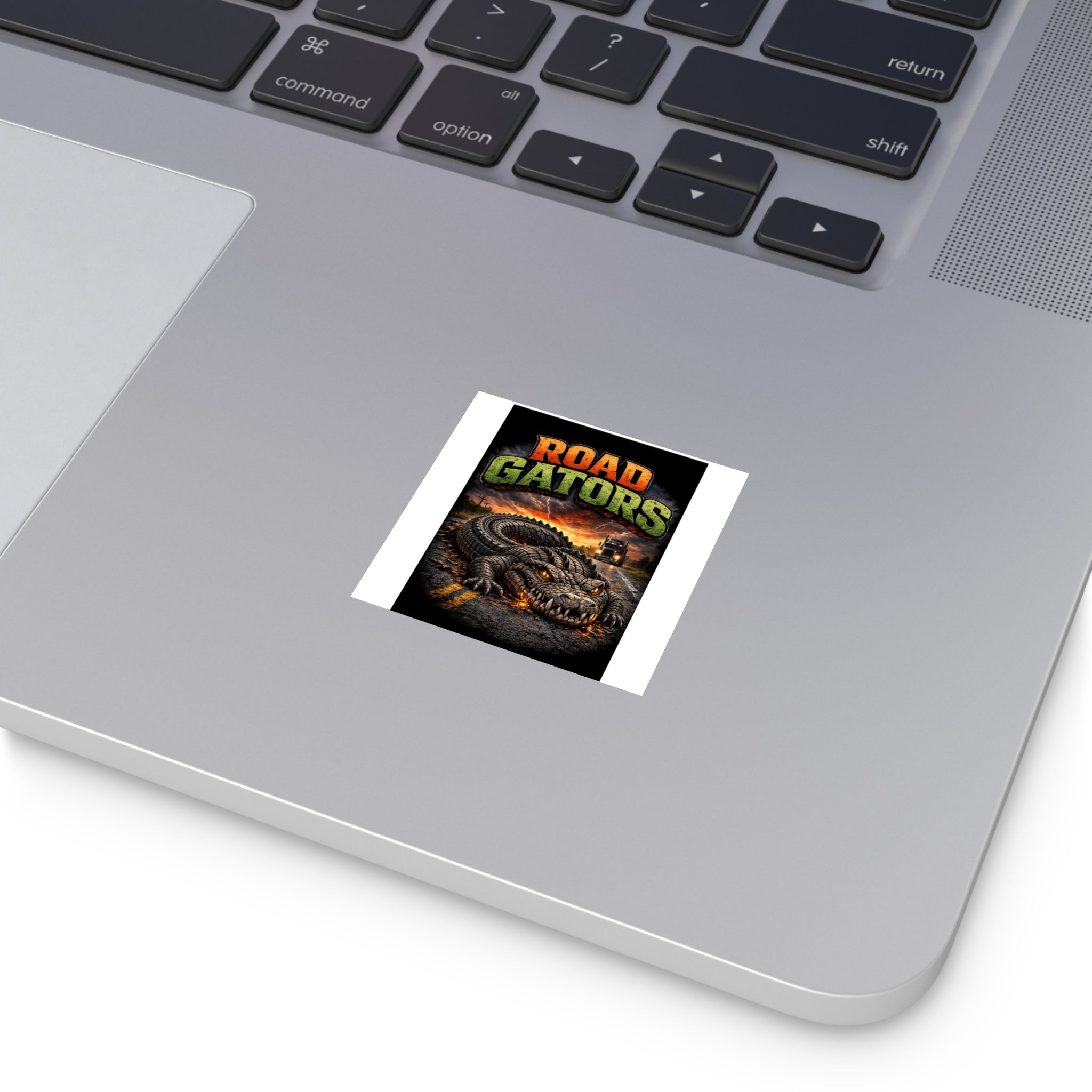 Road Gators Square Sticker — Heavy-Duty Indoor/Outdoor Vinyl