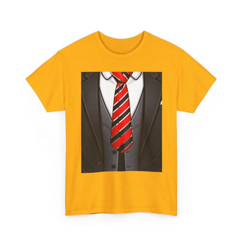 Suit & Red Striped Tie Graphic Tee
