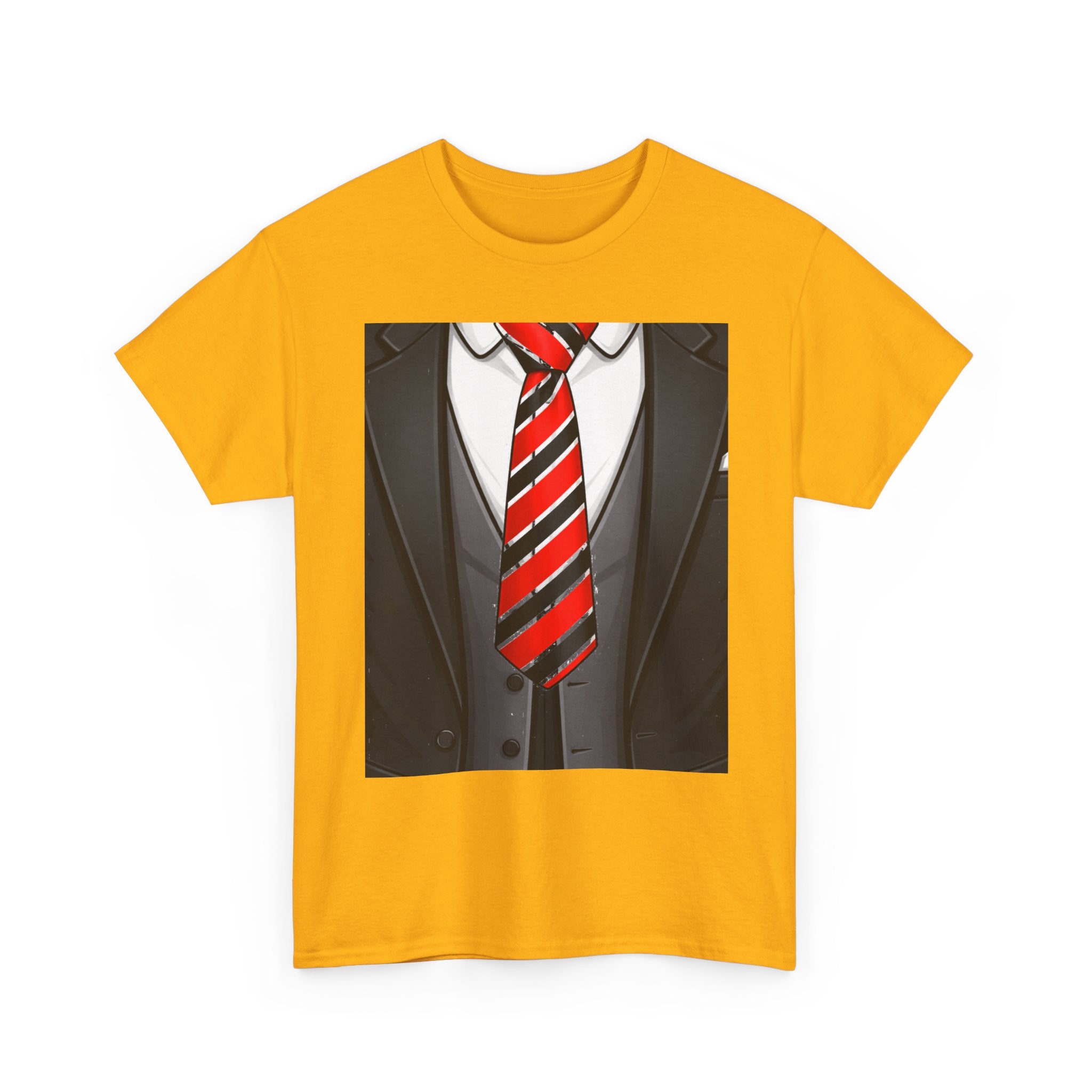 Suit & Red Striped Tie Graphic Tee