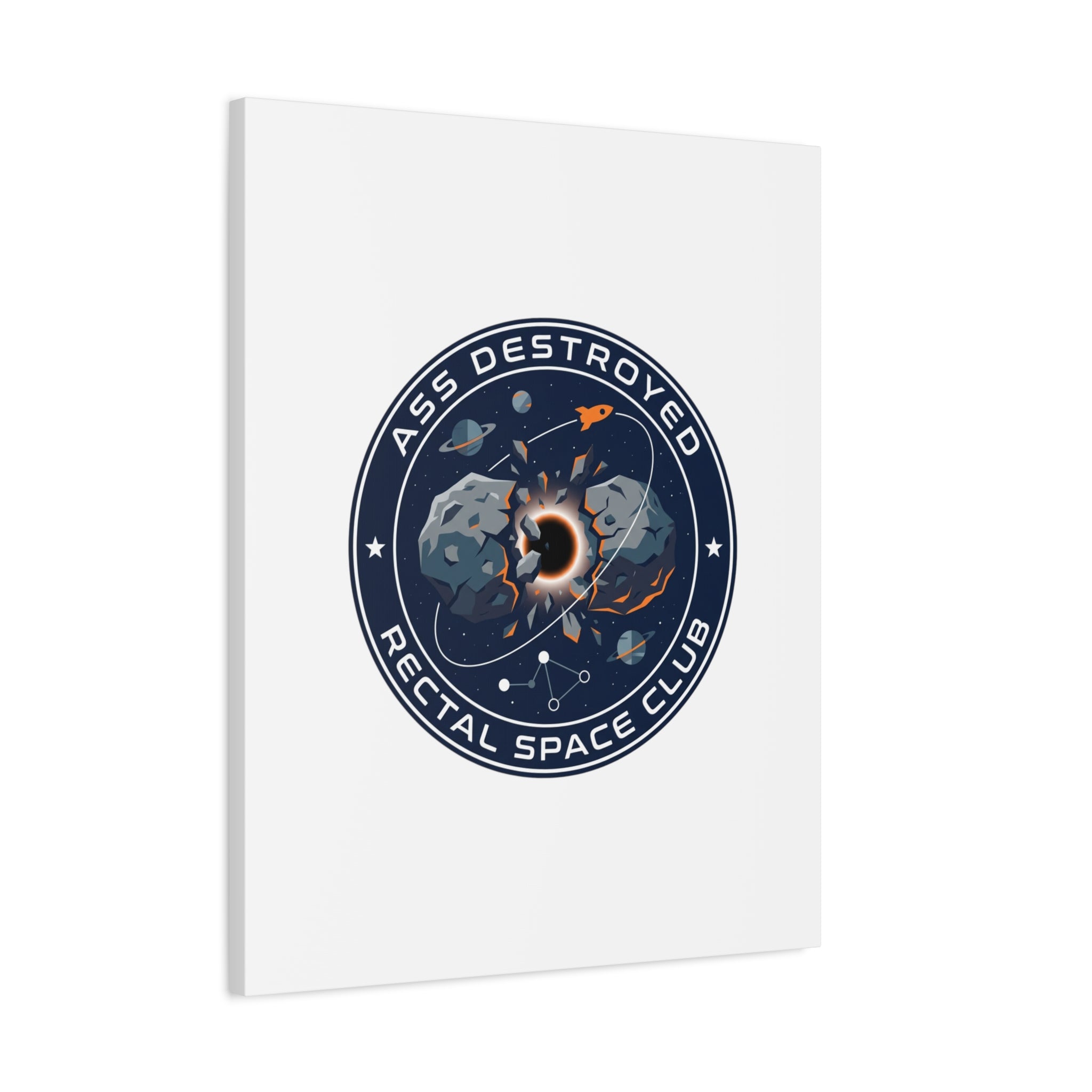 Cosmic Mission Patch Canvas | Space, Rocket, Astronaut, Deep Space