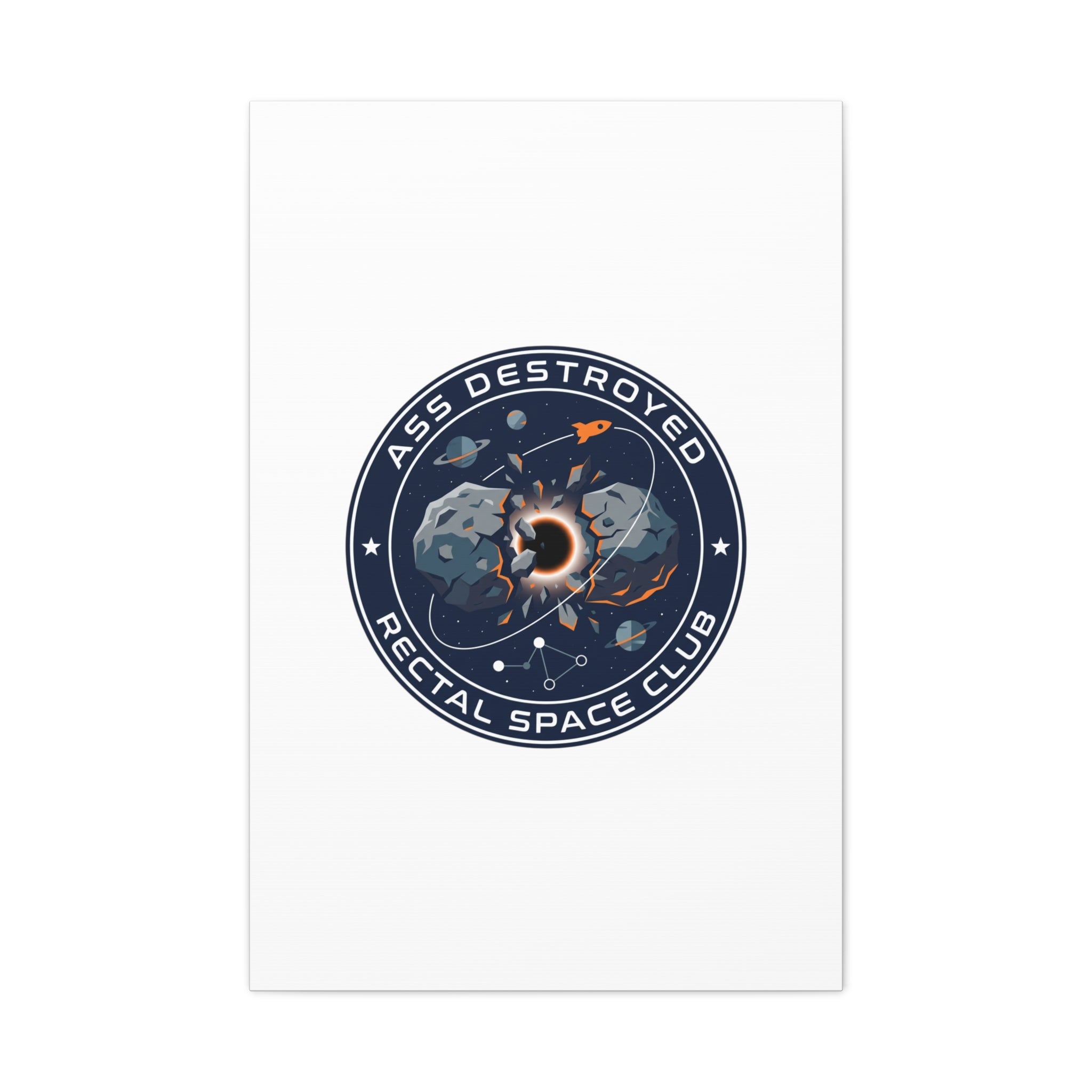 Cosmic Mission Patch Canvas | Space, Rocket, Astronaut, Deep Space
