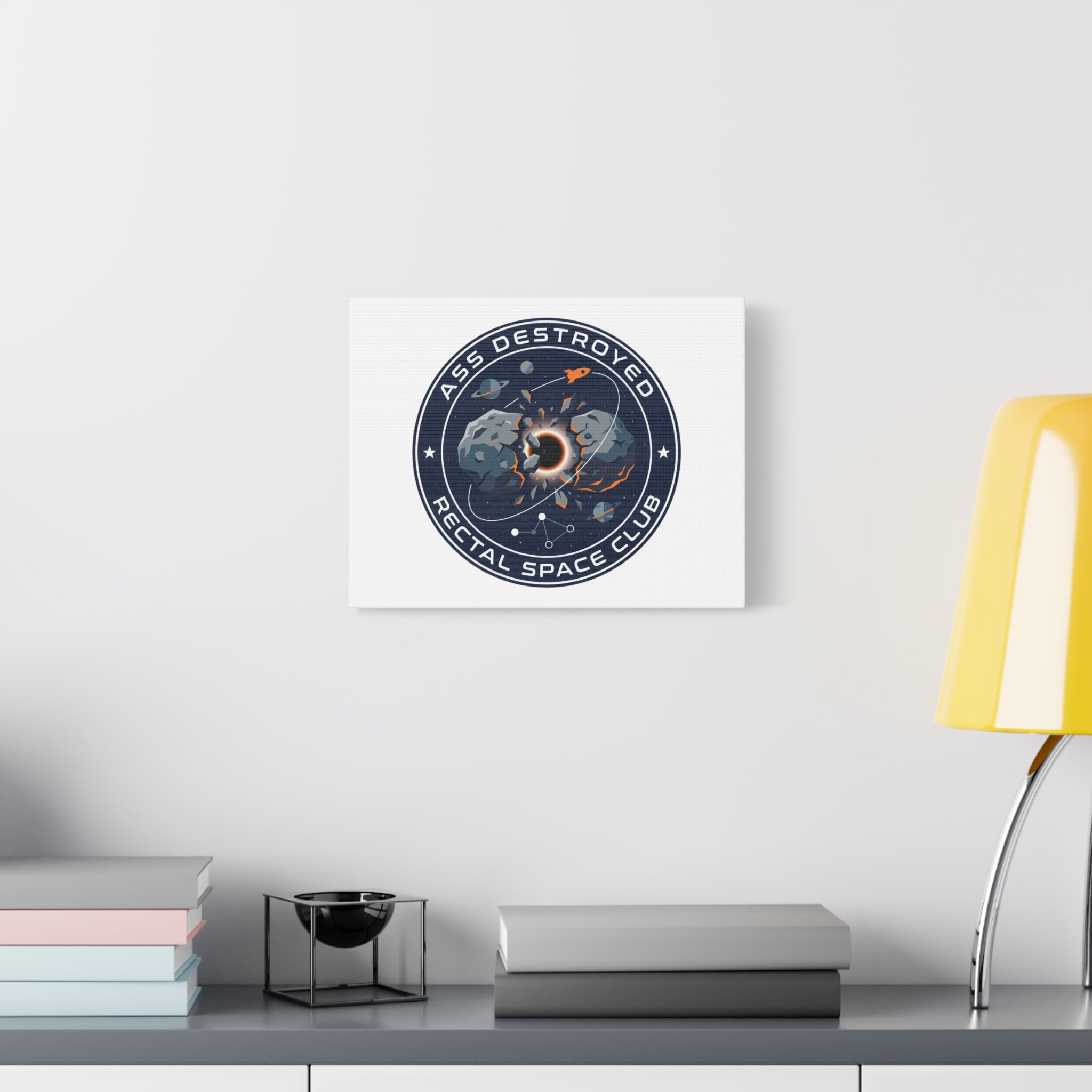 Cosmic Mission Patch Canvas | Space, Rocket, Astronaut, Deep Space