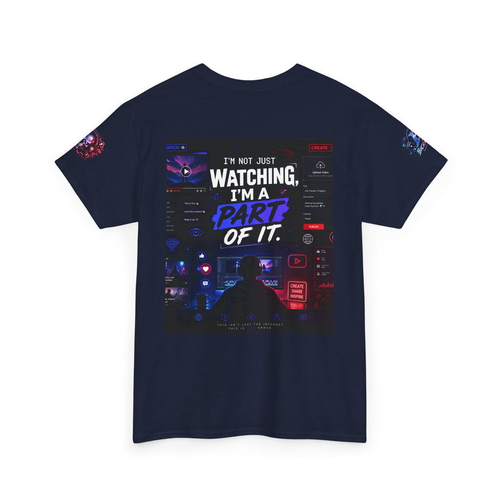 I'm A Part Of It T Shirt — Cyber Night Retro Graphic T-Shirt