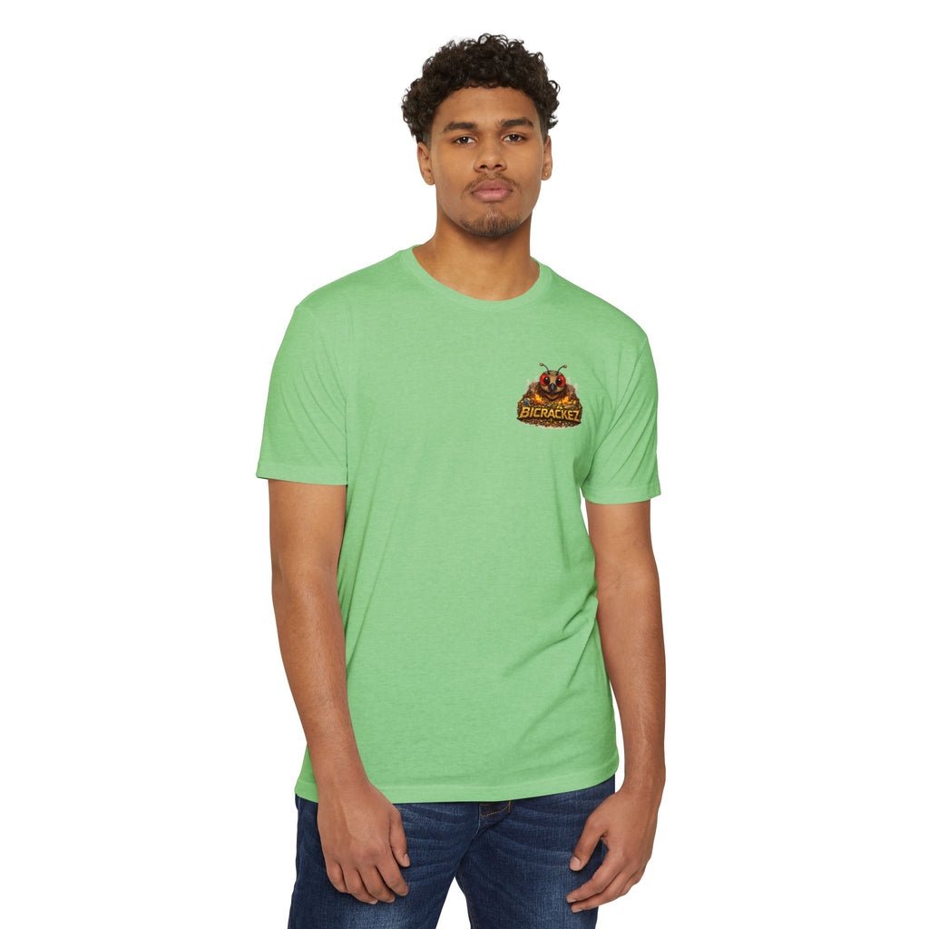 Family Flies Graphic T-Shirt — "Bicracketz" Retro Cartoon Tee