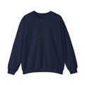 fu money crewneck sweatshirt | old money minimalist, serif monochrome