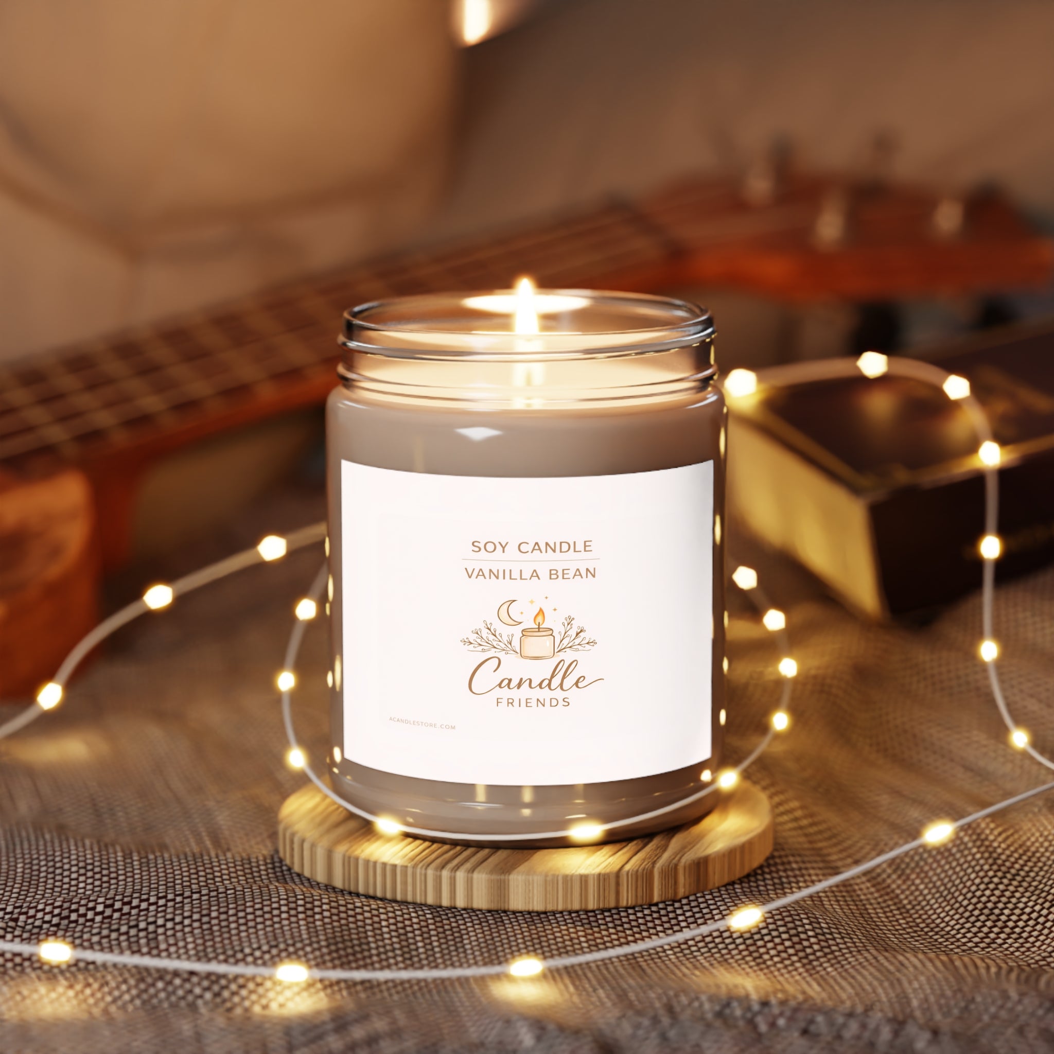Exigent Scented Soy Candles with White Lid, 9oz