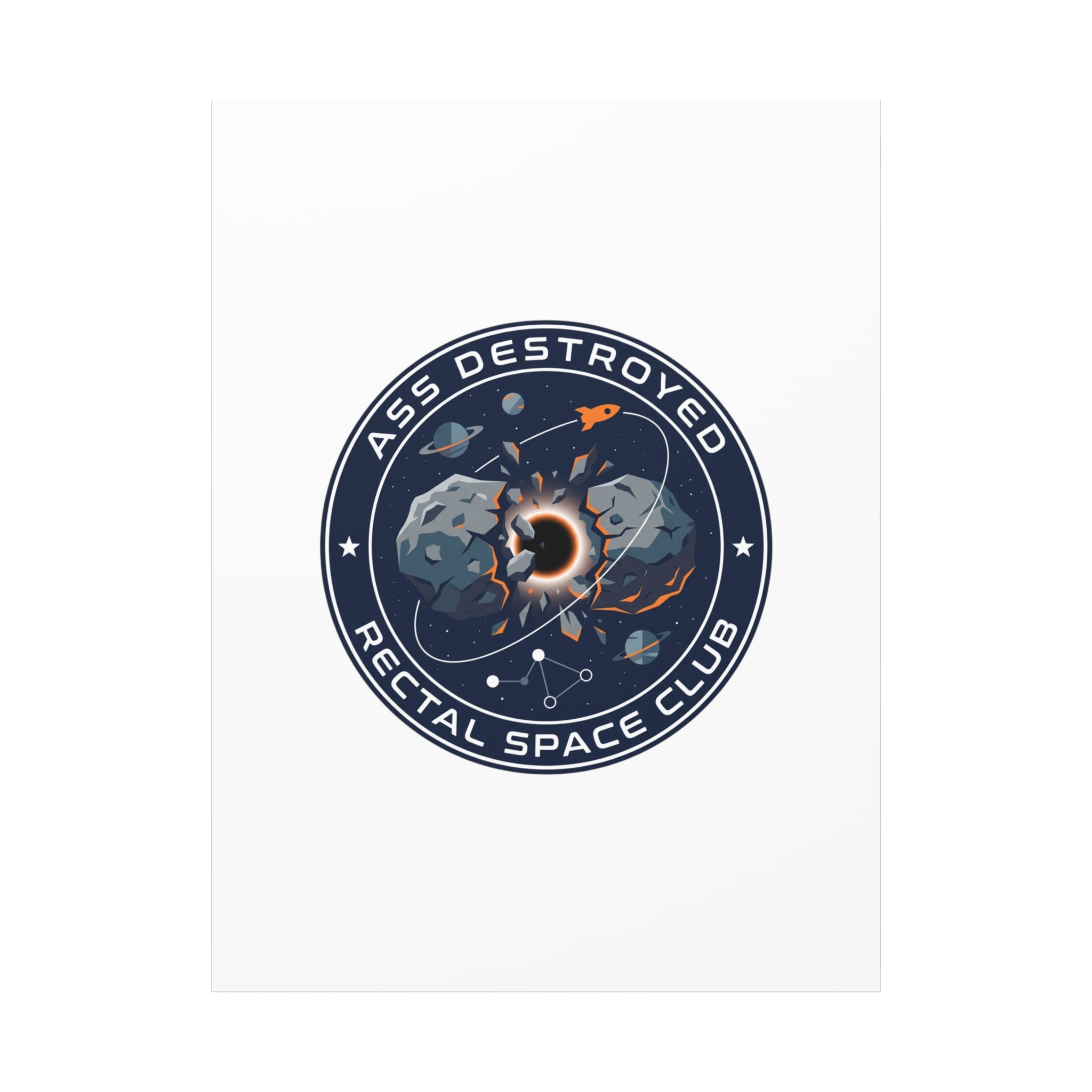 Cosmic Mission Patch Canvas | Space, Rocket, Astronaut, Deep Space