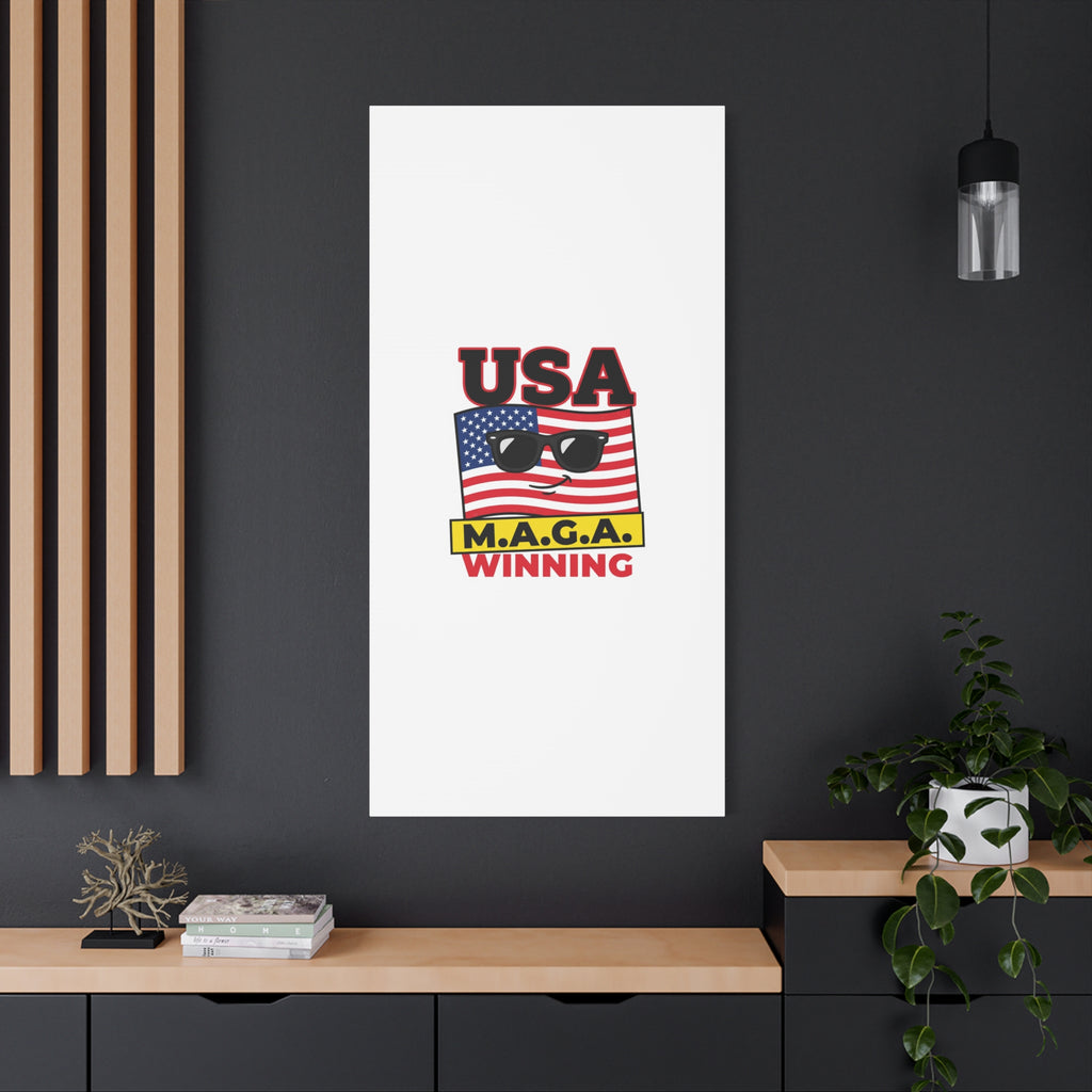 USA winning Canvas