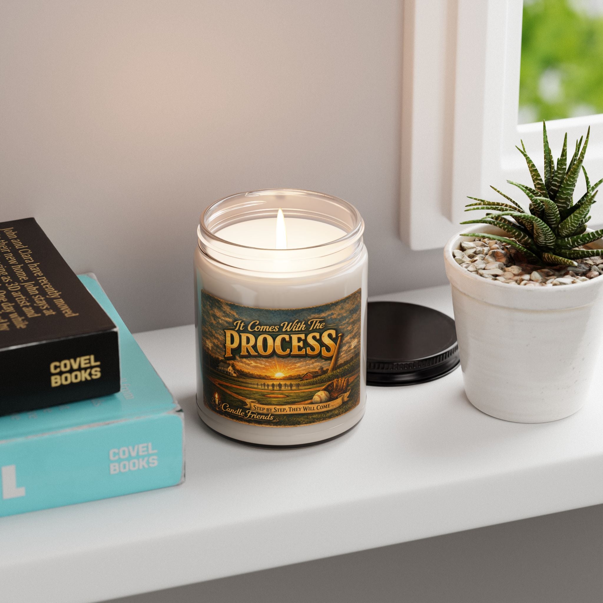 It Comes With The Process Soy Candle — 9oz Scented Jar (Inspirational)
