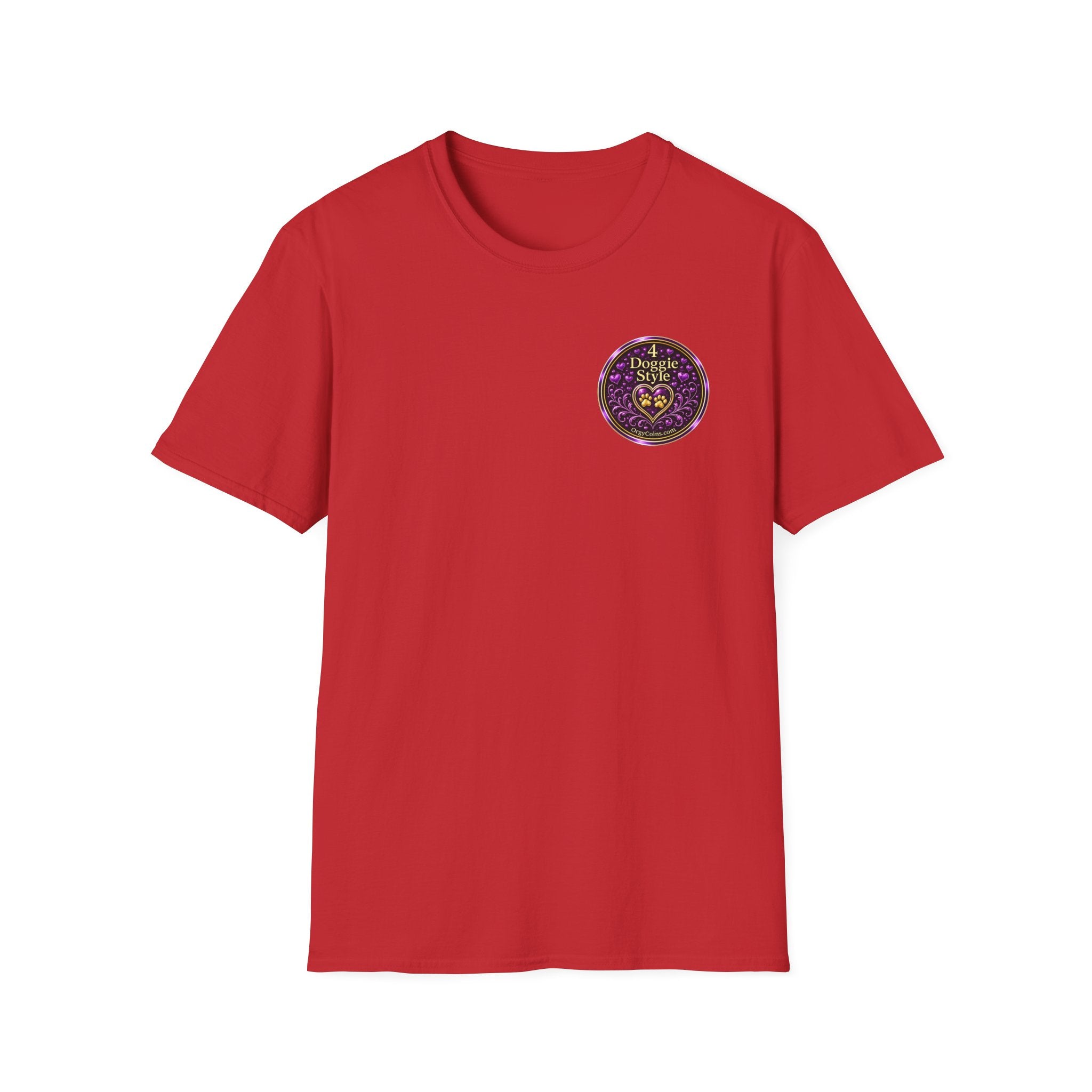 Doggie Style Heart Logo T-Shirt — Orgy Coin 4