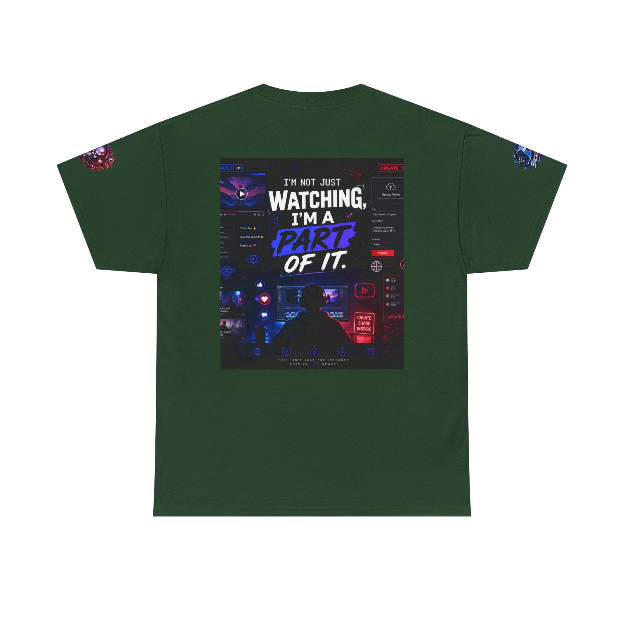 I'm A Part Of It T Shirt — Cyber Night Retro Graphic T-Shirt