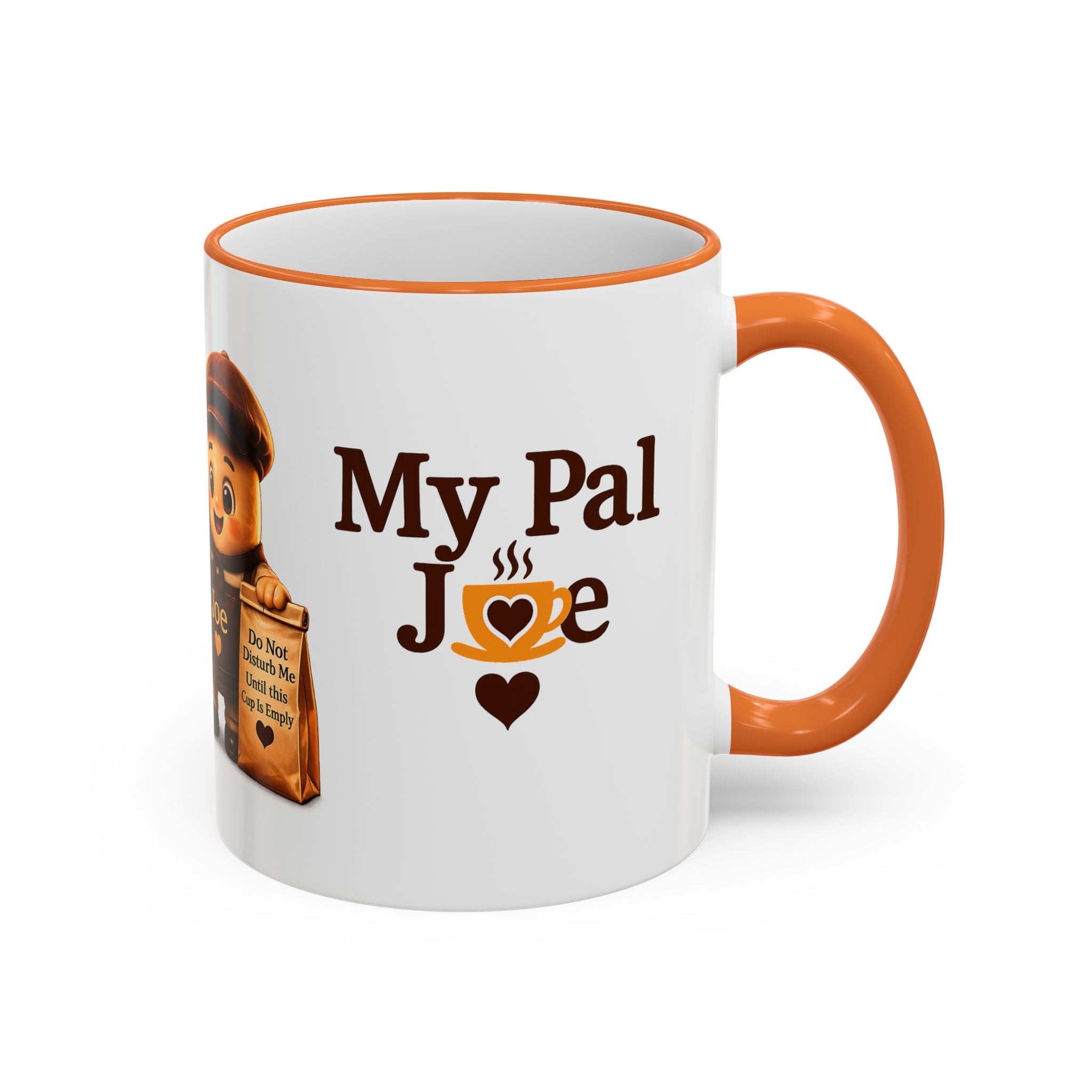 Running on Hope and Caffeine — 'My First Cup of Joe' Vintage Coffee Character (11oz/15oz)
