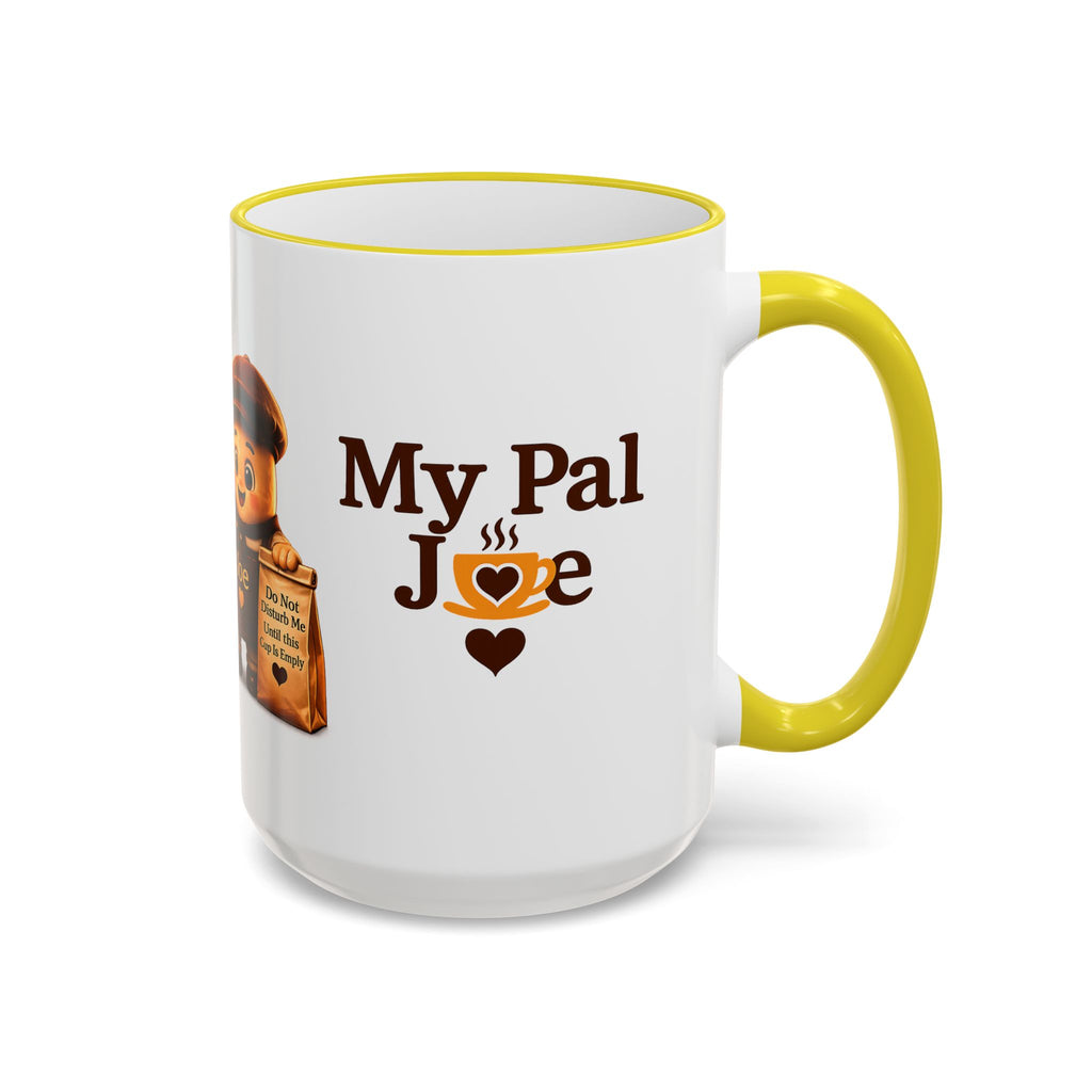 Running on Hope and Caffeine — 'My First Cup of Joe' Vintage Coffee Character (11oz/15oz)
