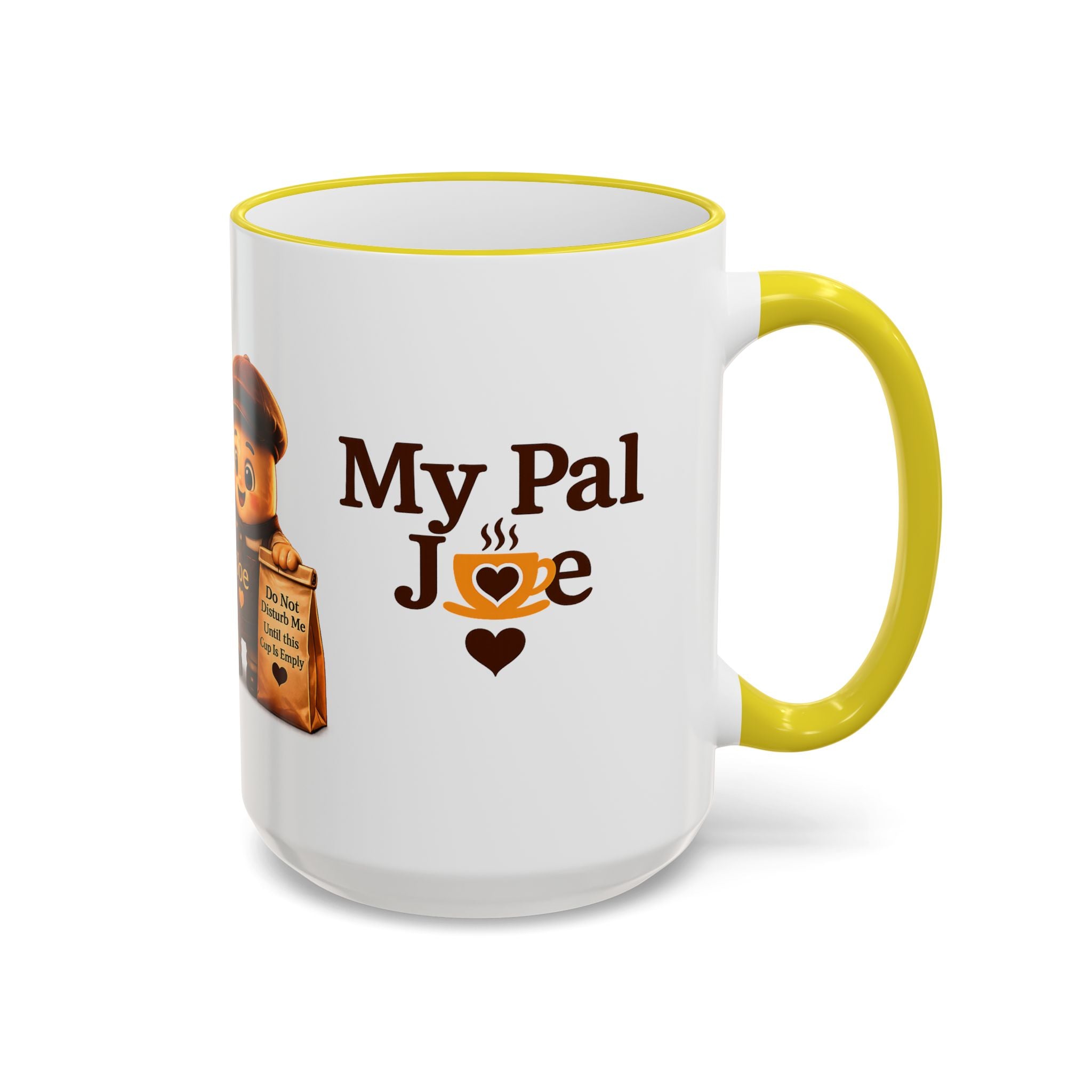 Running on Hope and Caffeine — 'My First Cup of Joe' Vintage Coffee Character (11oz/15oz)