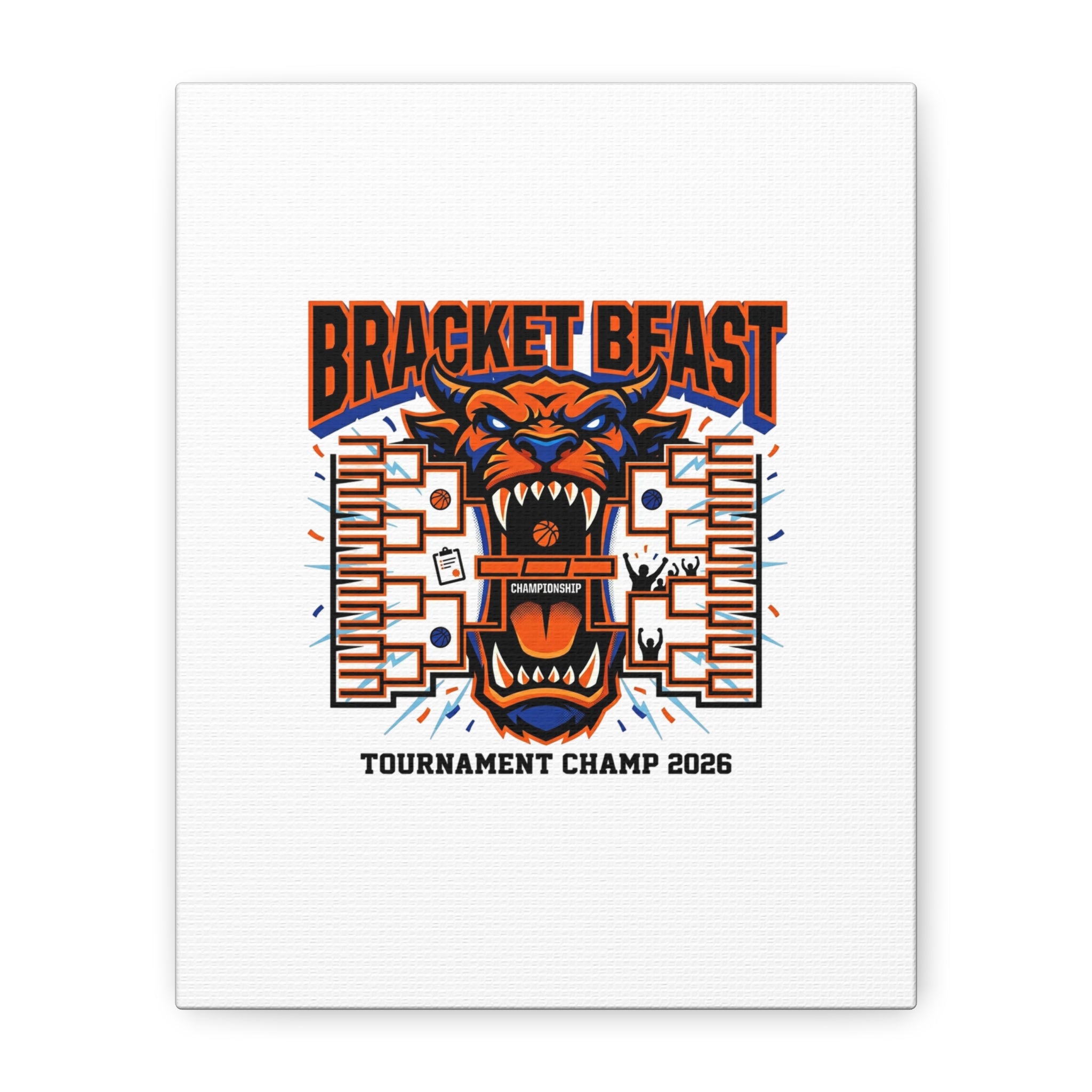 Bracket Beast Canvas | College Tournament Bracket, Gameday Hoops 2026