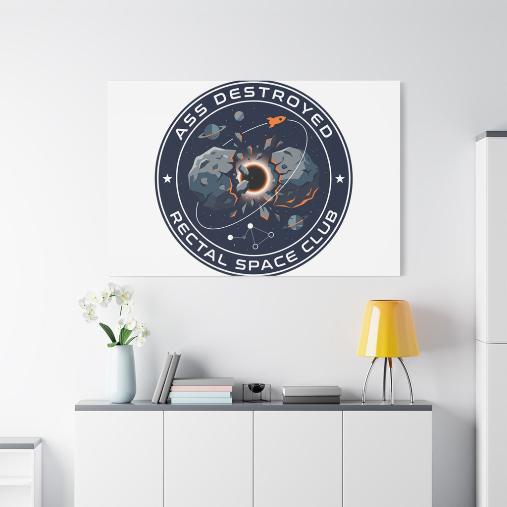 Cosmic Mission Patch Canvas | Space, Rocket, Astronaut, Deep Space
